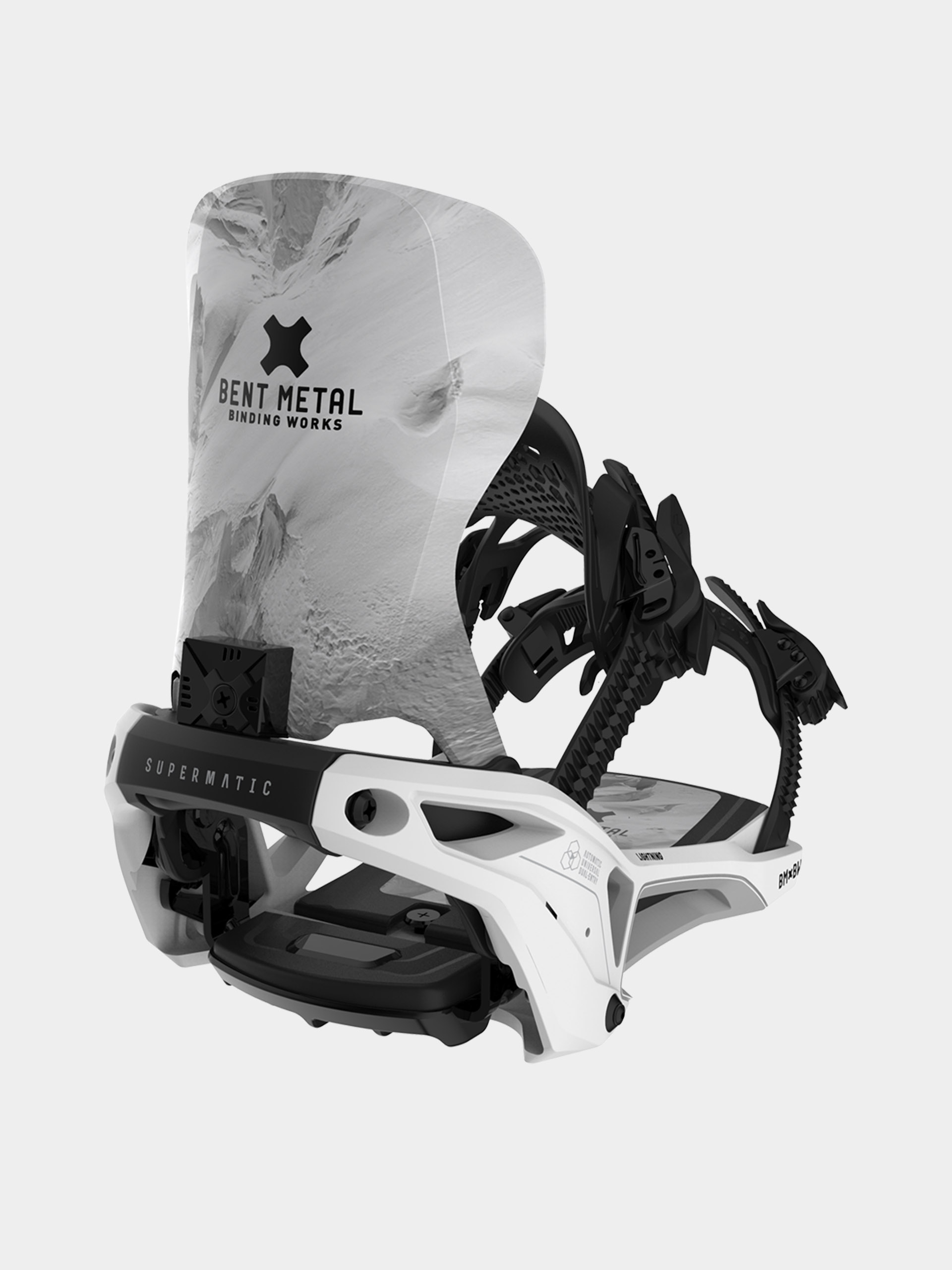 Snowboardové vázání Bent Metal Lightning Supermatic (white)
