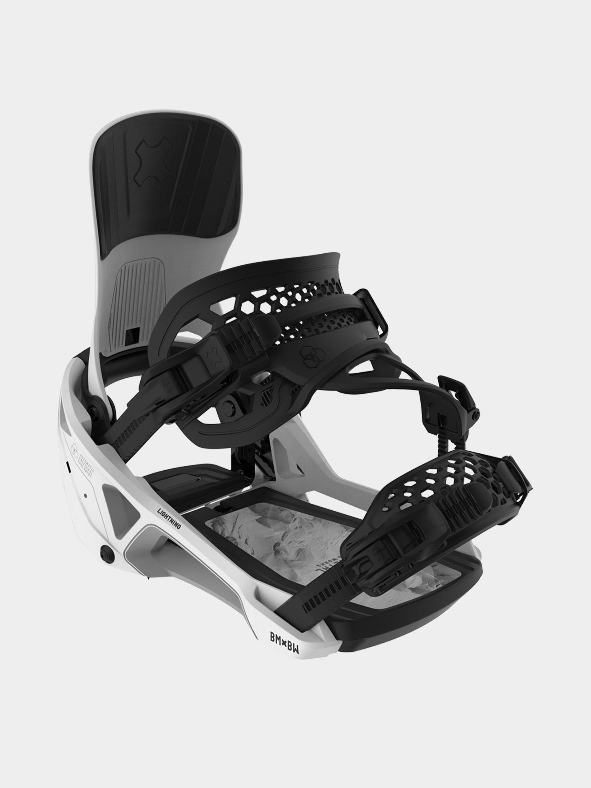 Pánské Snowboardové vázání Bent Metal Lightning Supermatic (white)