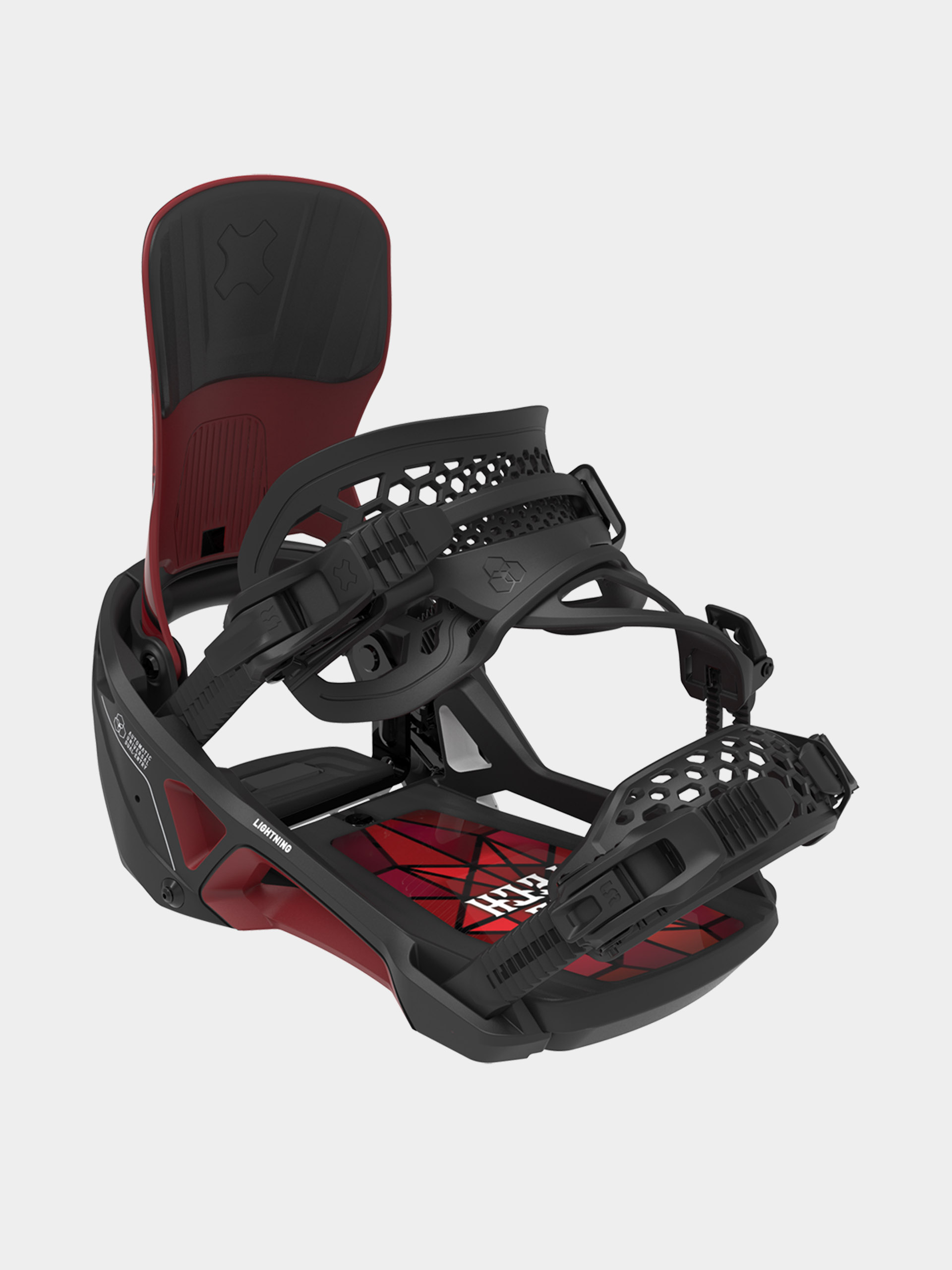 Pánské Snowboardové vázání Bent Metal Lightning Supermatic (black/red)
