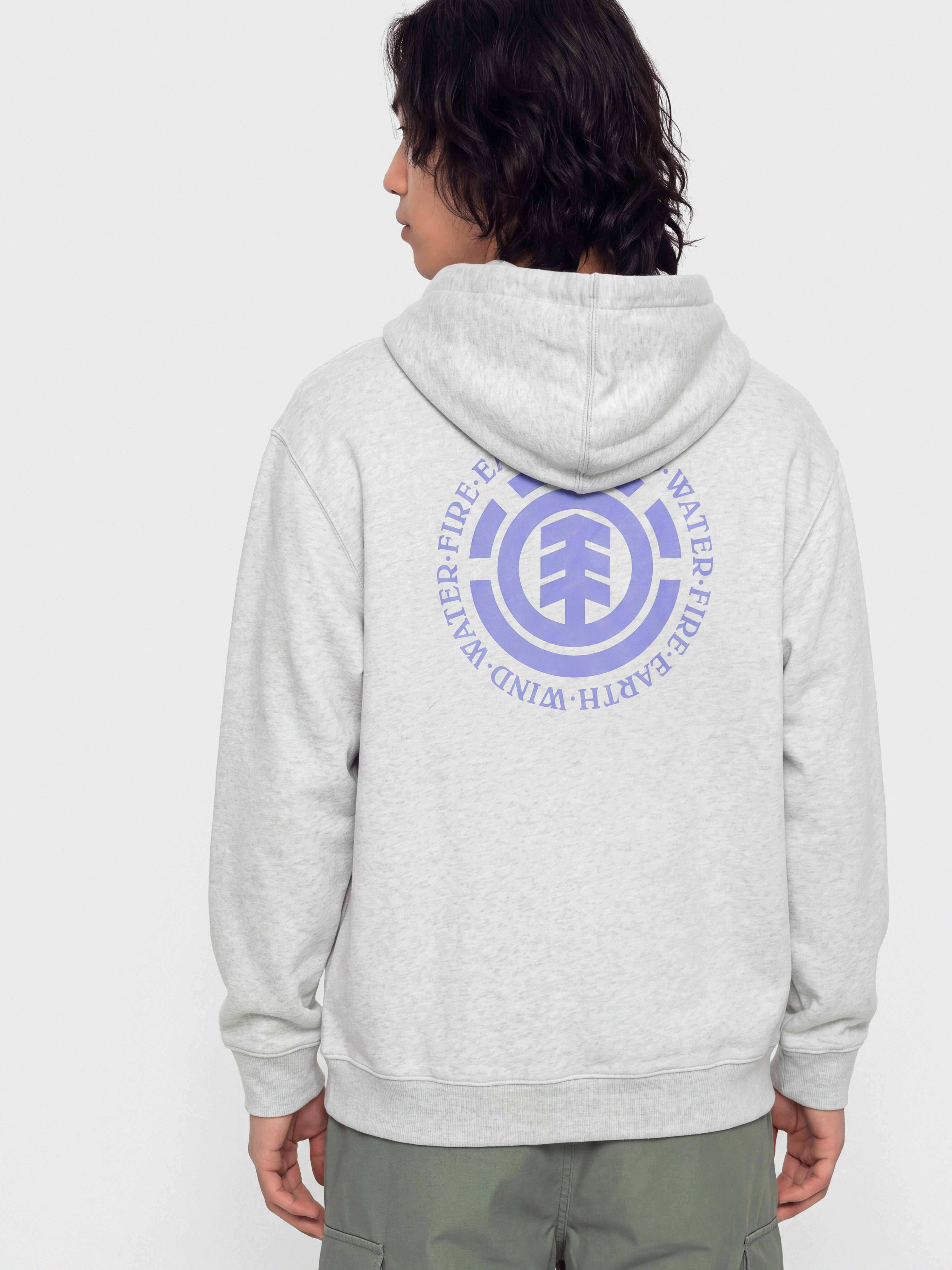 Mikina s kapucu00ed Element Seal Bp HD (mid grey heather)