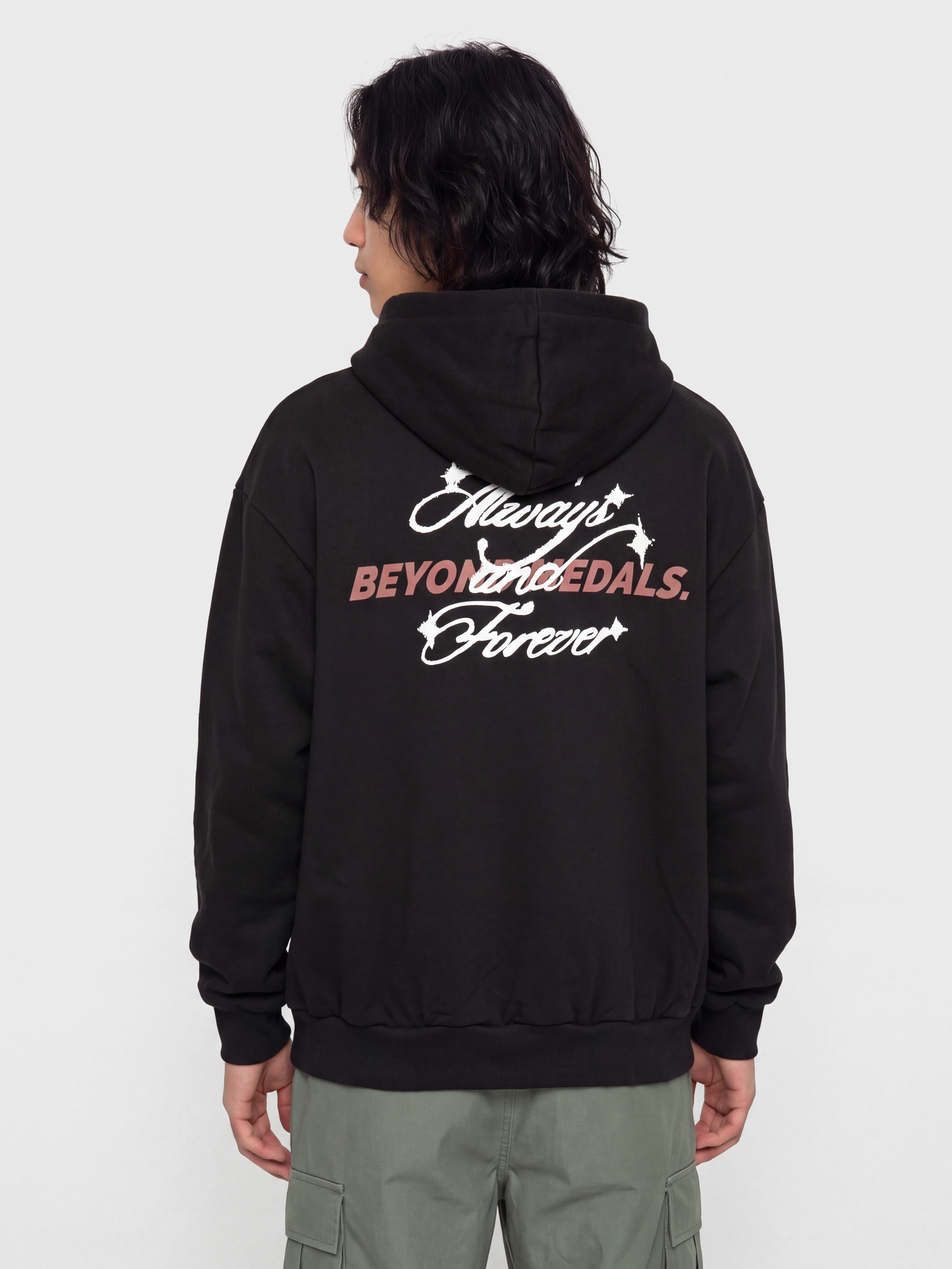 Mikina s kapucí Beyond Medals Forever HD (black)