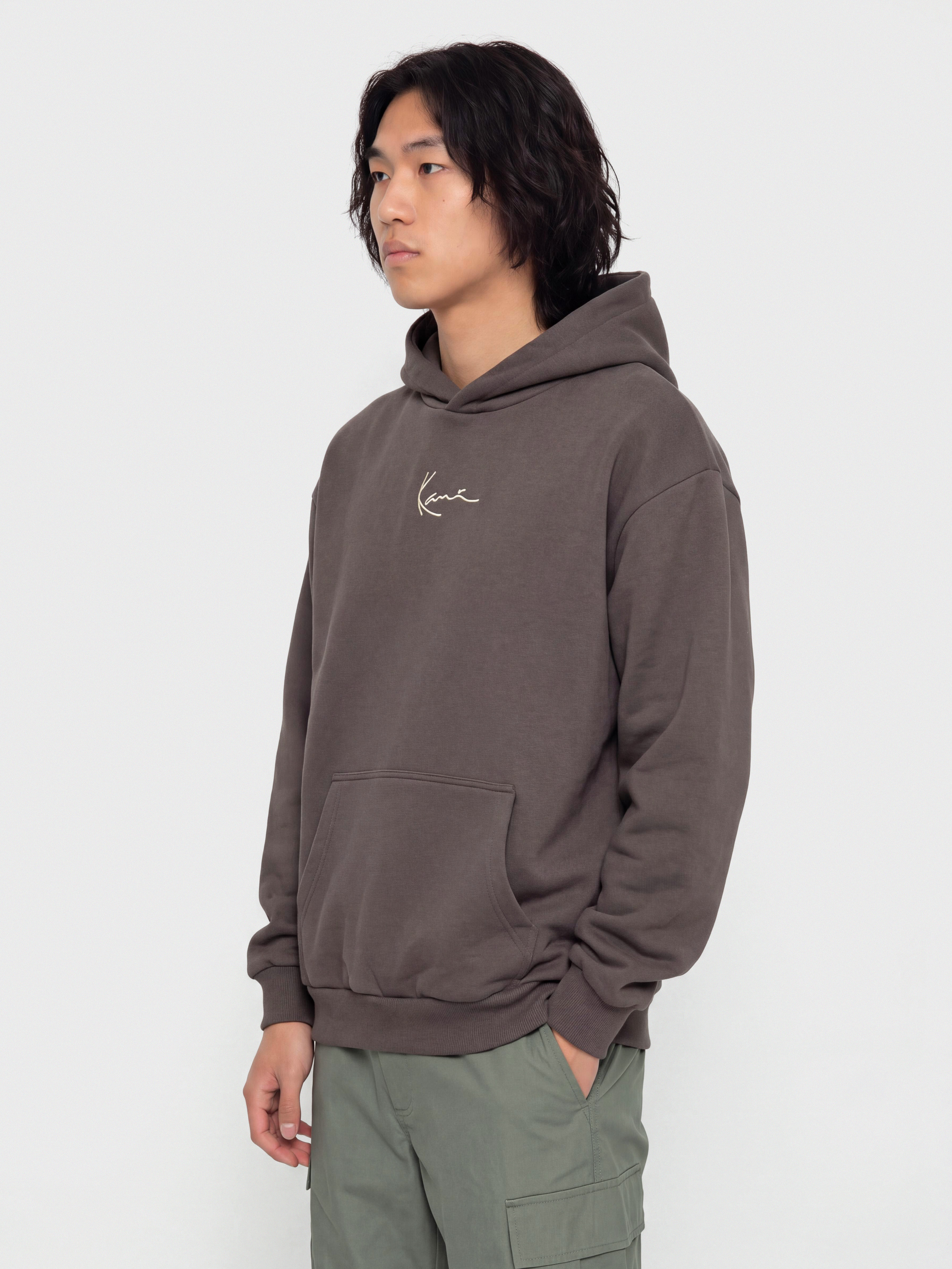 Mikina s kapucí Karl Kani Signature Hot Dog Oversized HD (dark grey)