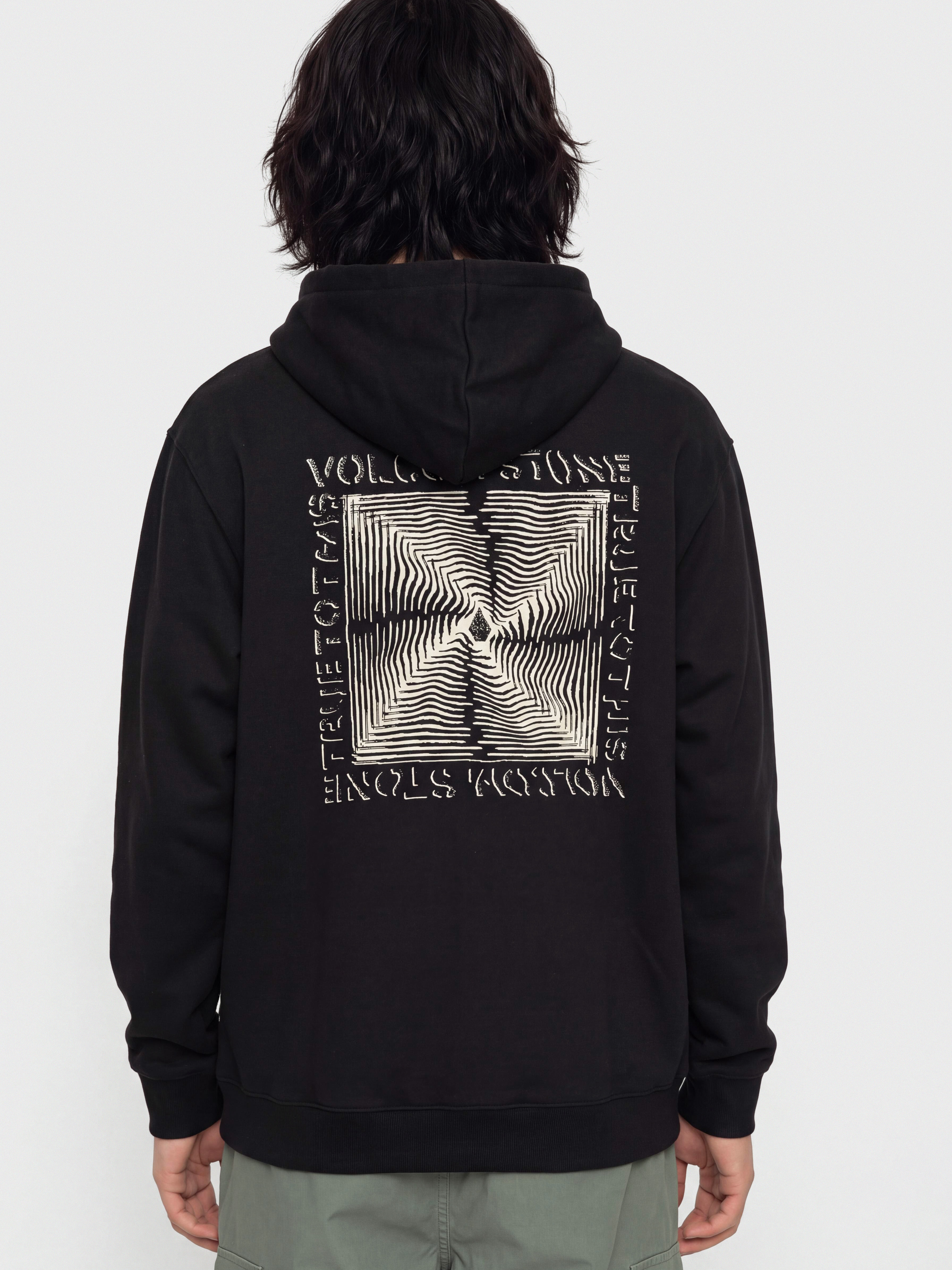 Mikina s kapucu00ed Volcom Watanite HD (black)