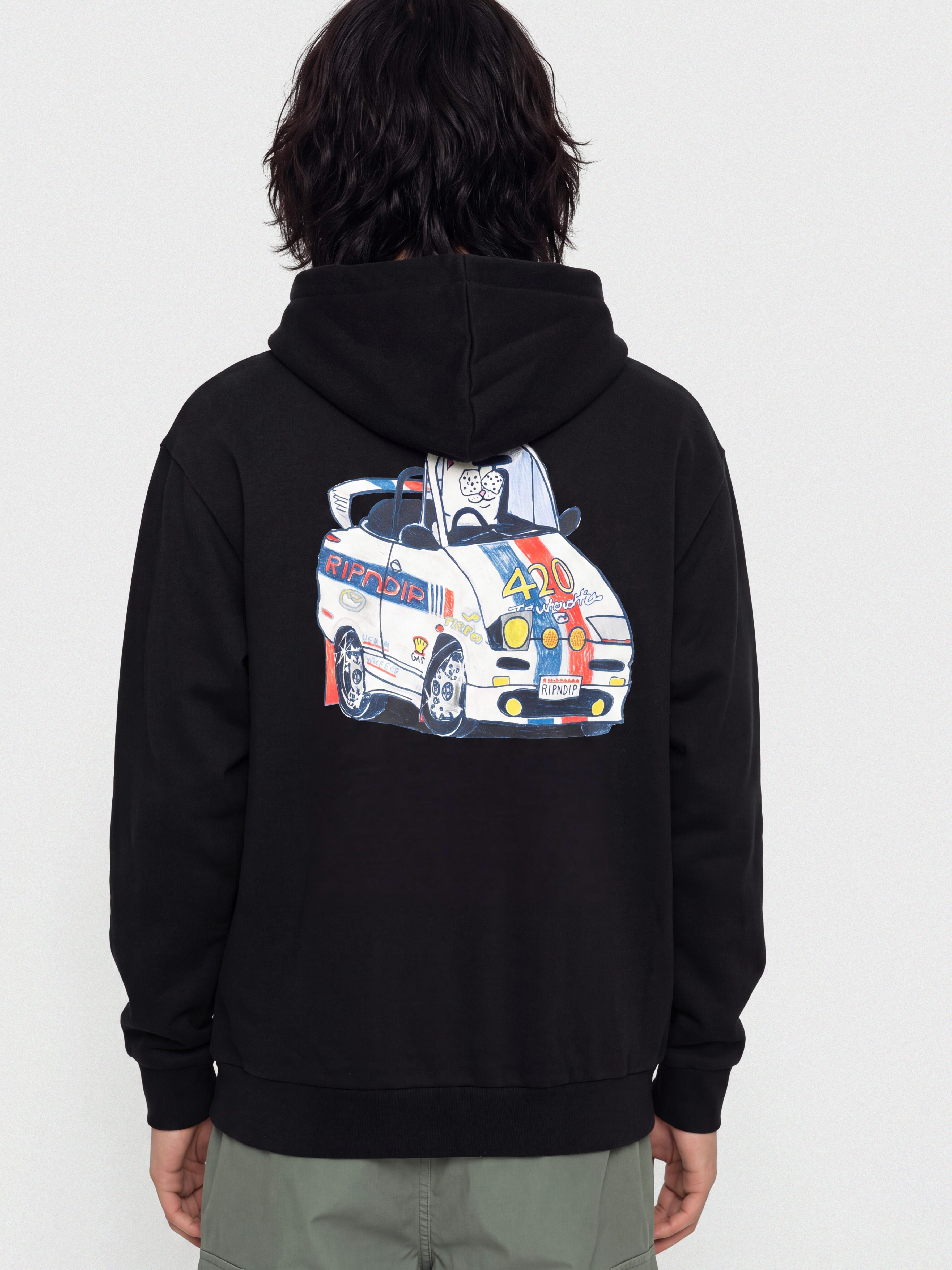 Mikina s kapucí RipNDip 420 MPH HD