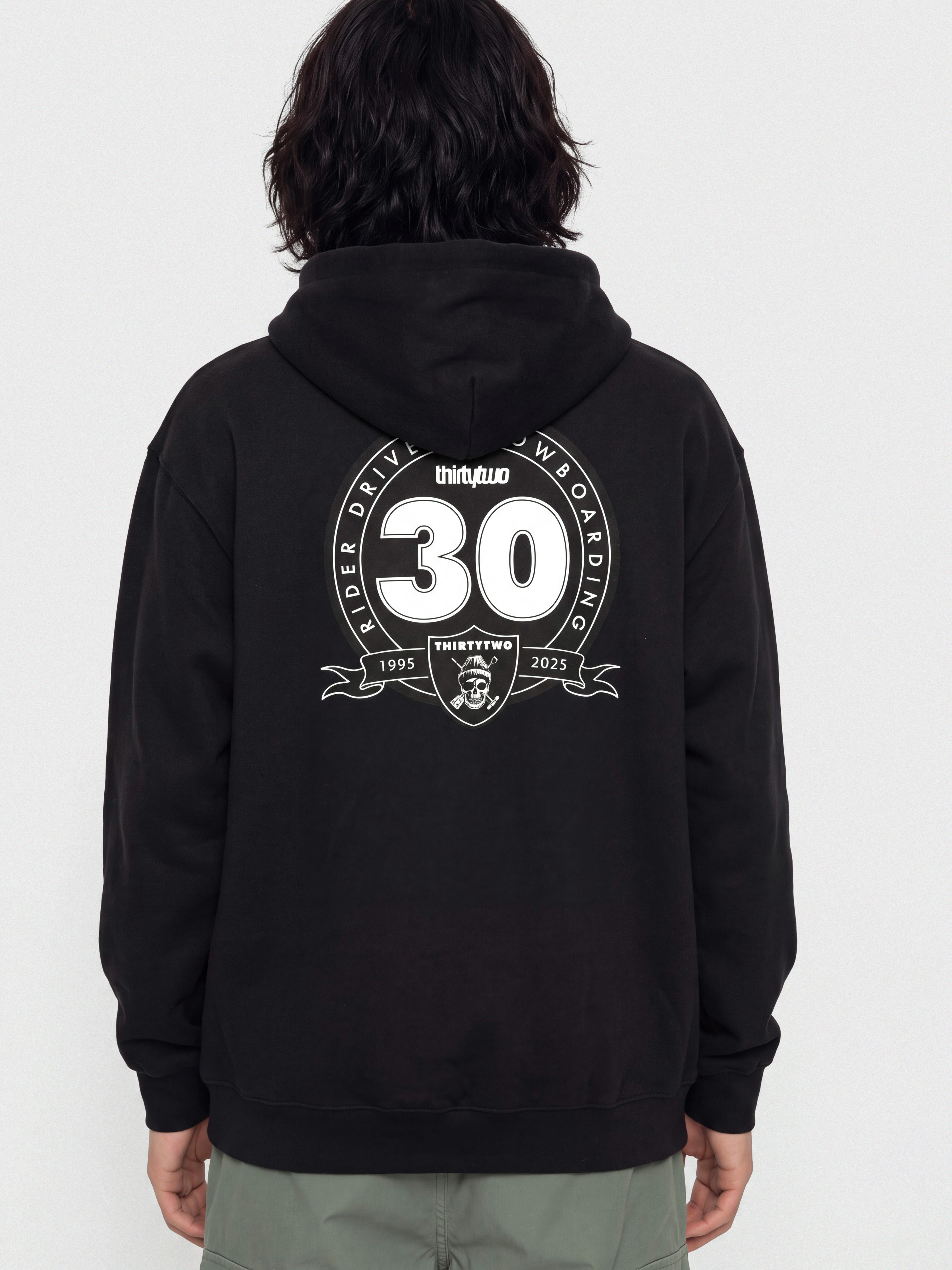 Mikina s kapucí ThirtyTwo 30 Yr HD (black)
