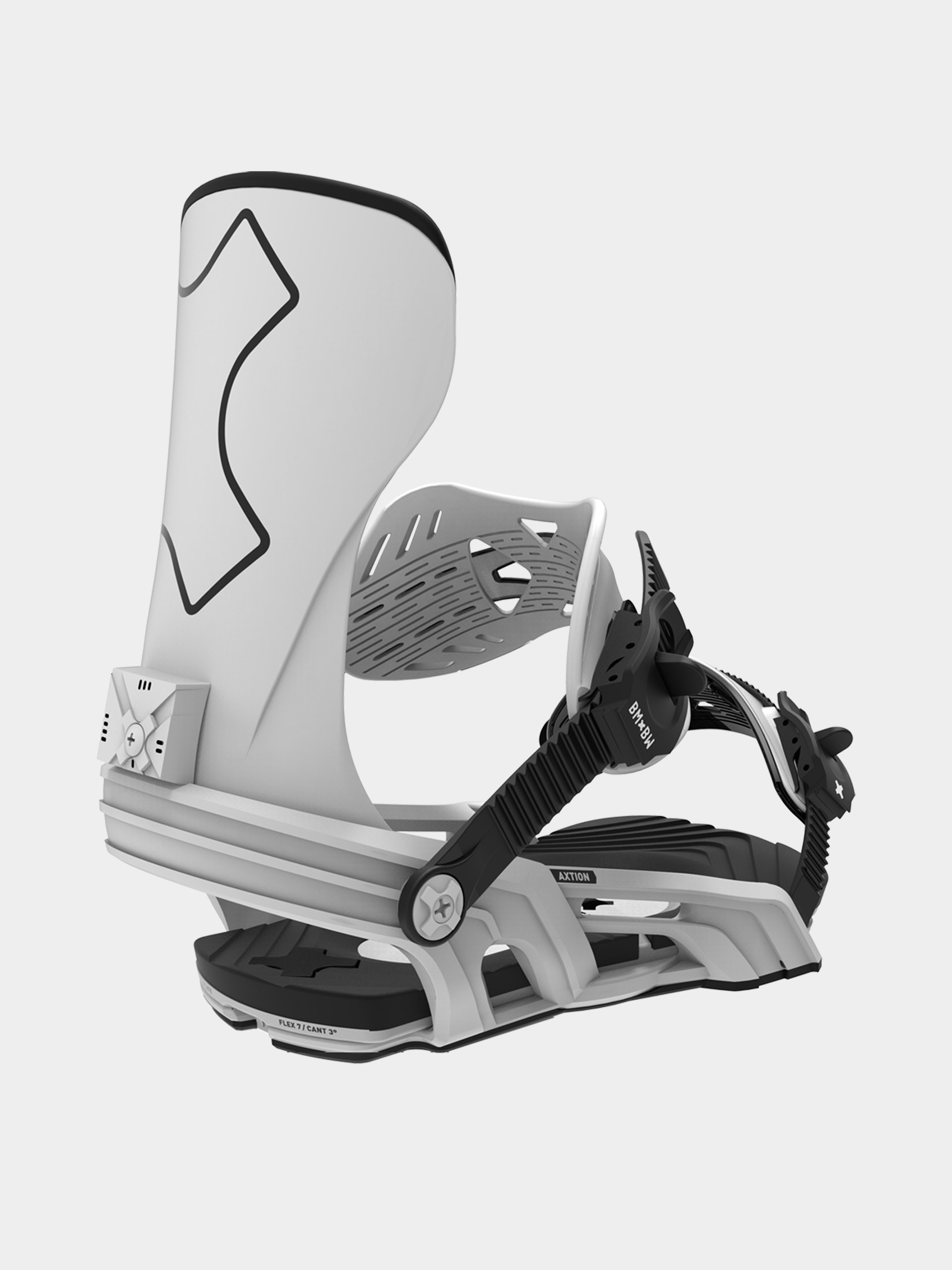 Pánské Snowboardové vázání Bent Metal Axtion (white)