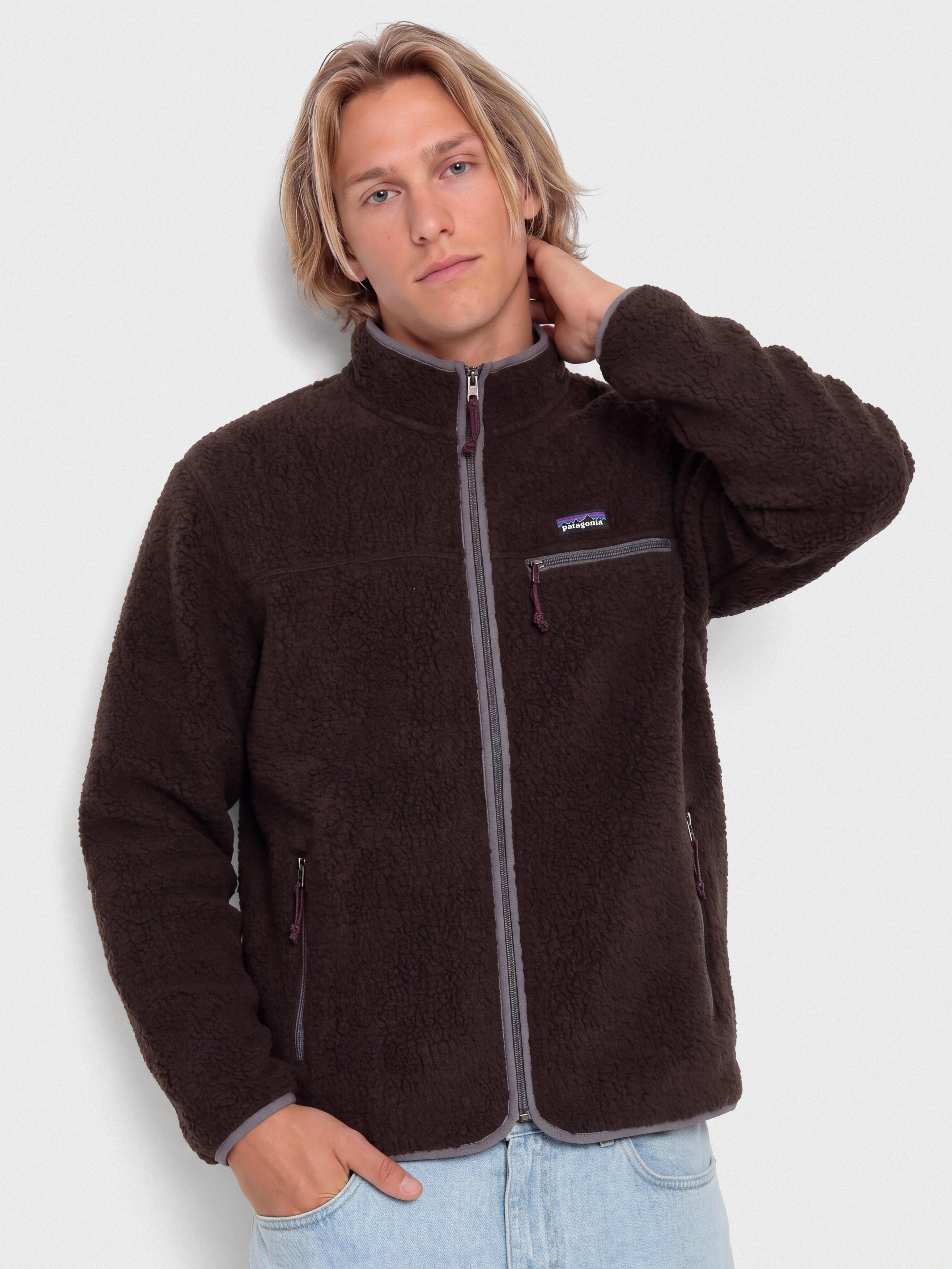 Bunda Patagonia Retro Pile (den brown)