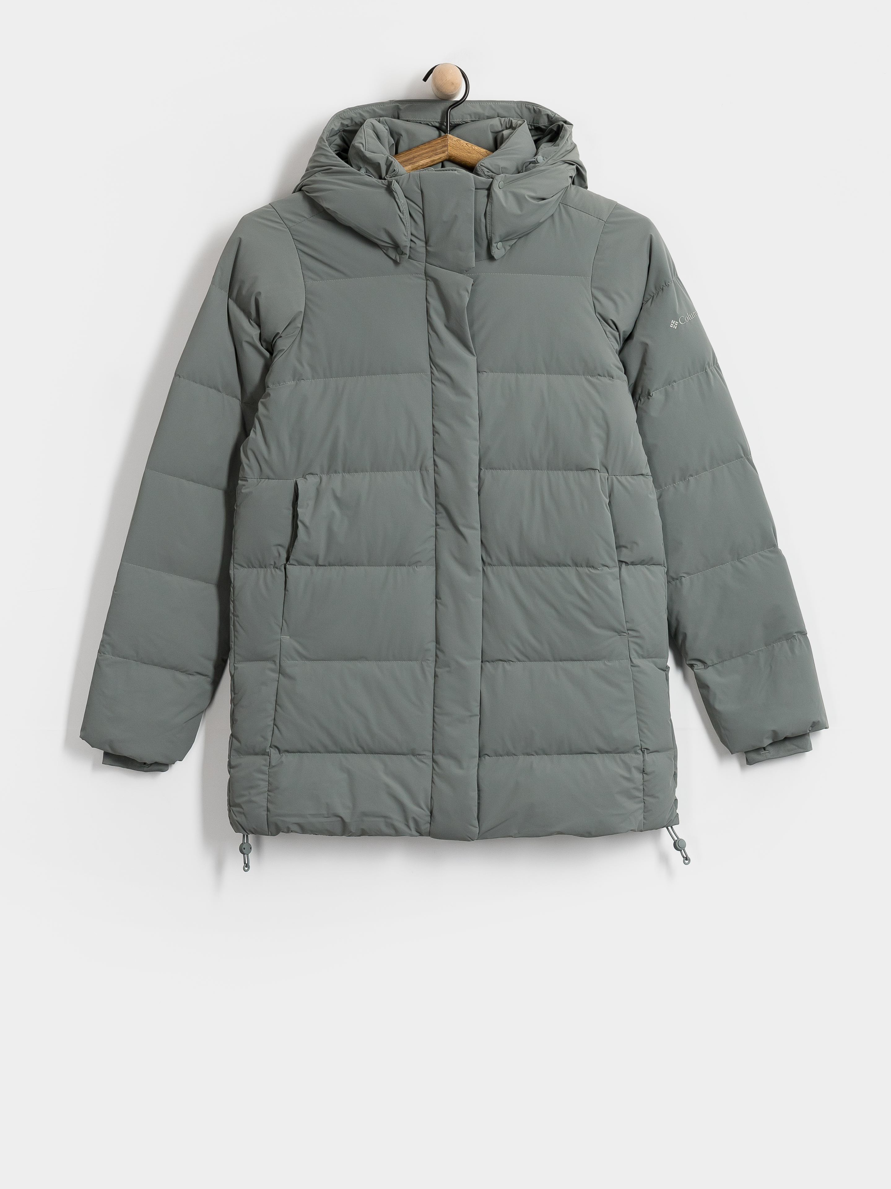 Bunda Columbia Amaze Puff Mid Hooded Wmn (sedona sage)
