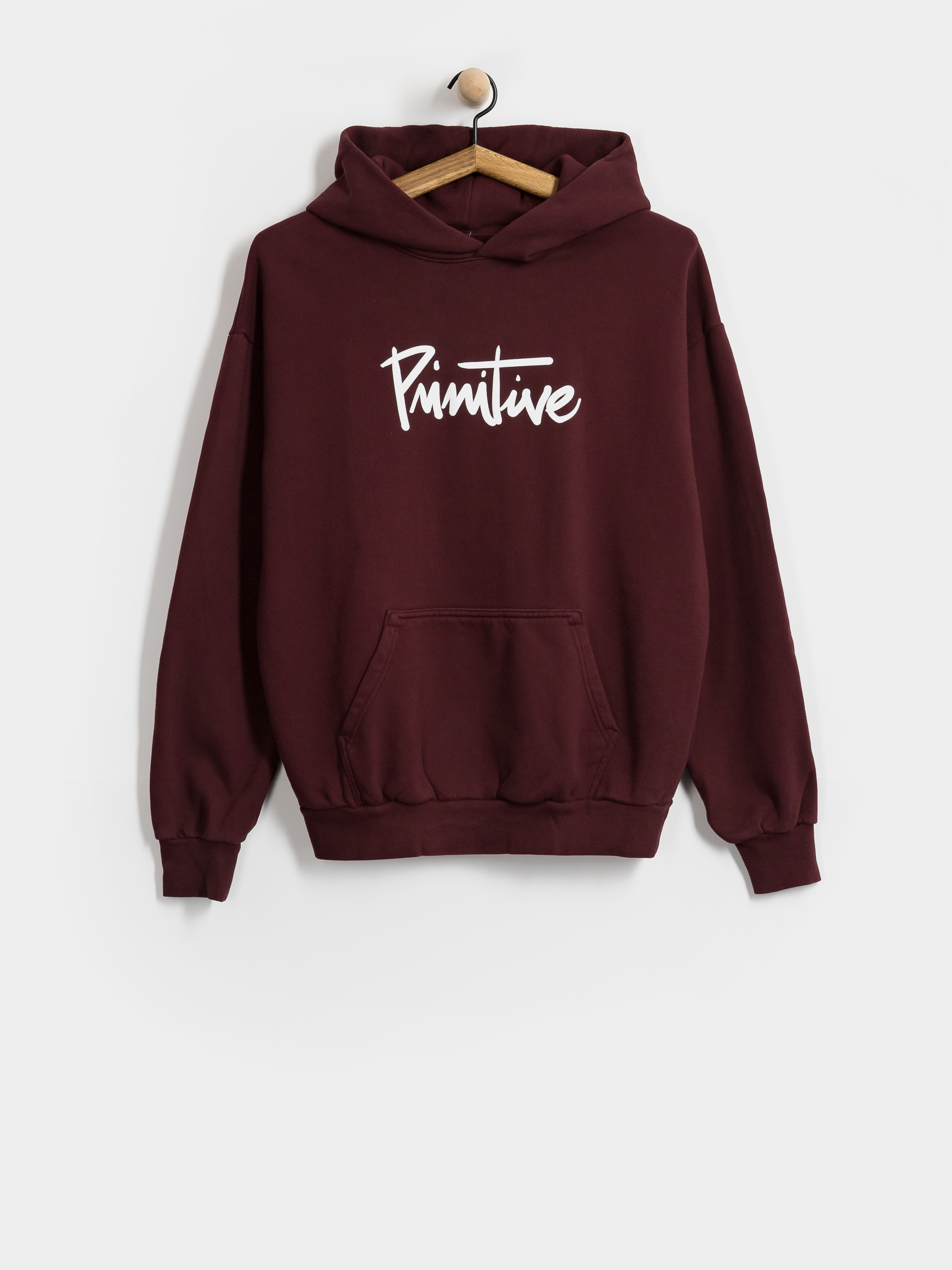 Mikina s kapucí Primitive Orion HD (burgundy)