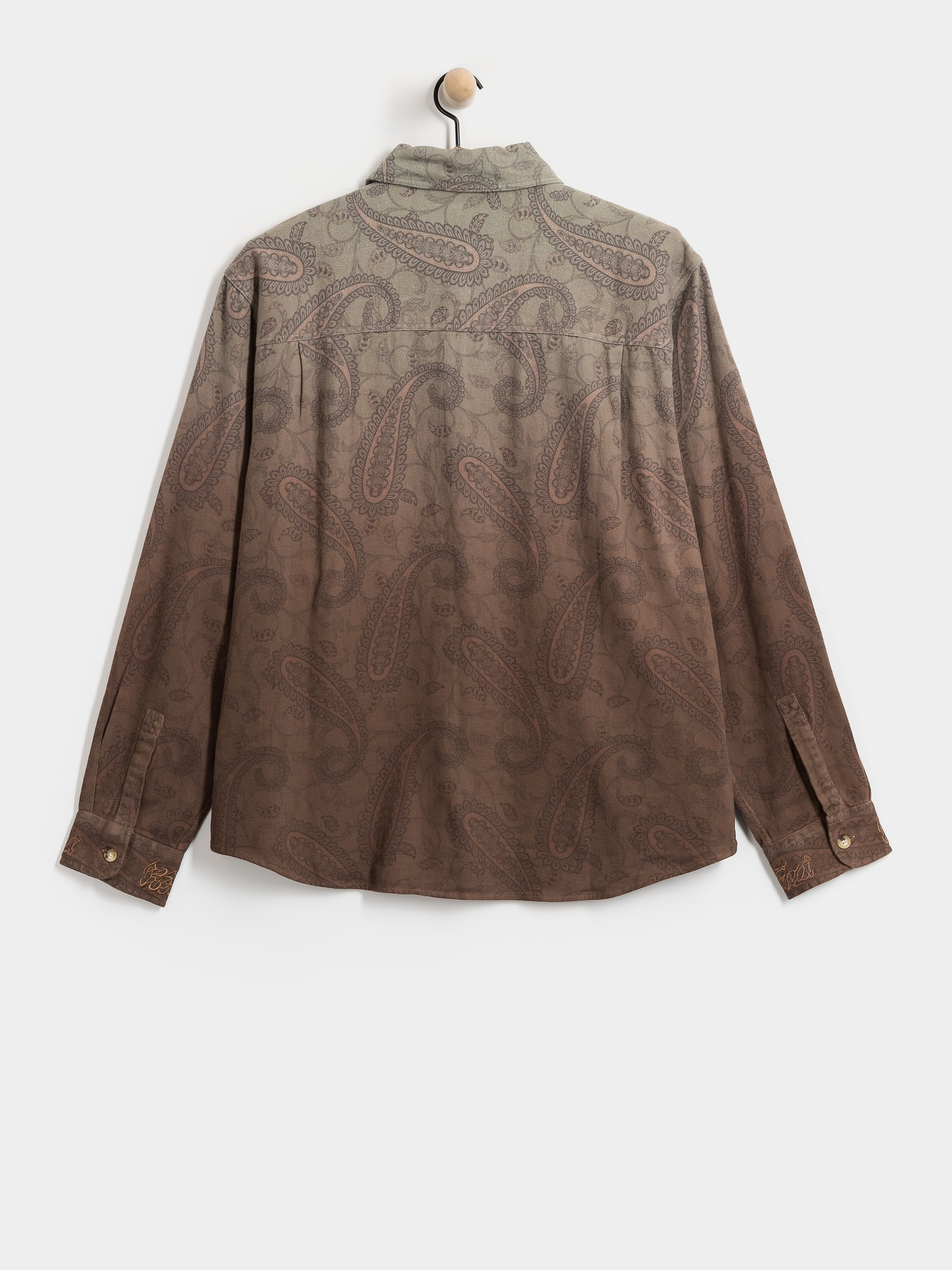 Košile Deus Ex Machina Turiya Ls (moss green)