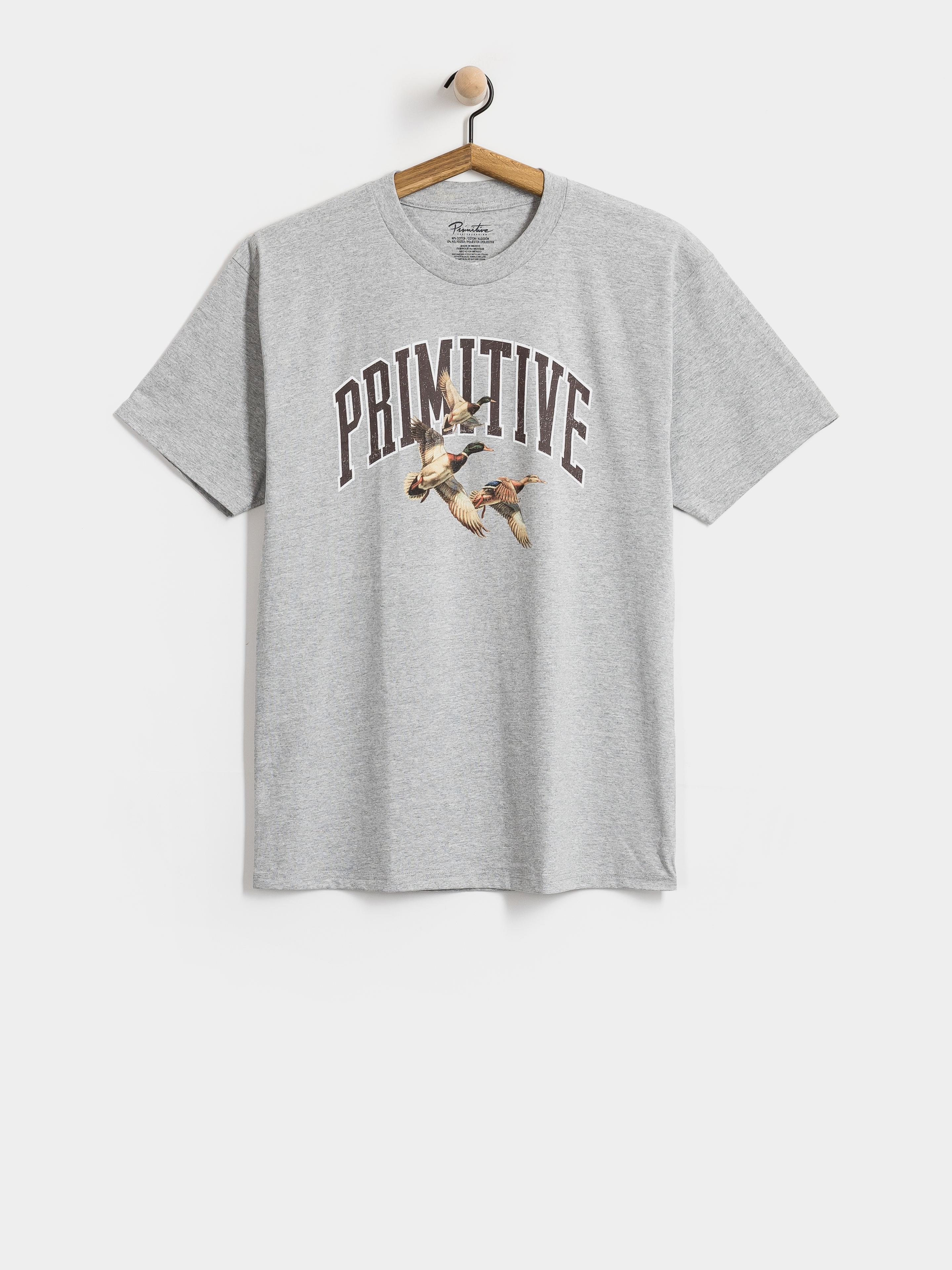 Tričko Primitive Flock (heather gray)
