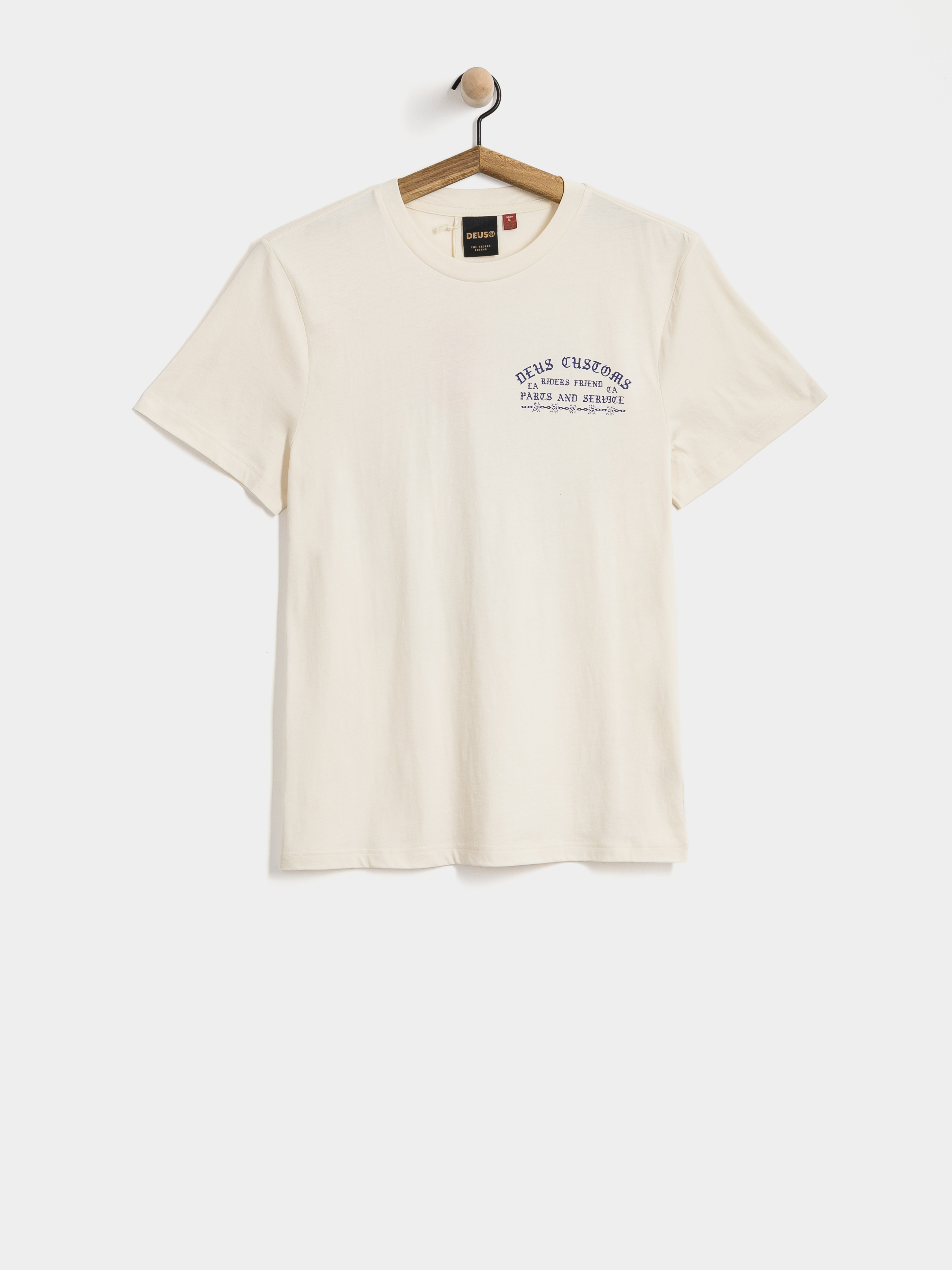 Tričko Deus Ex Machina Unchained (vintage white)