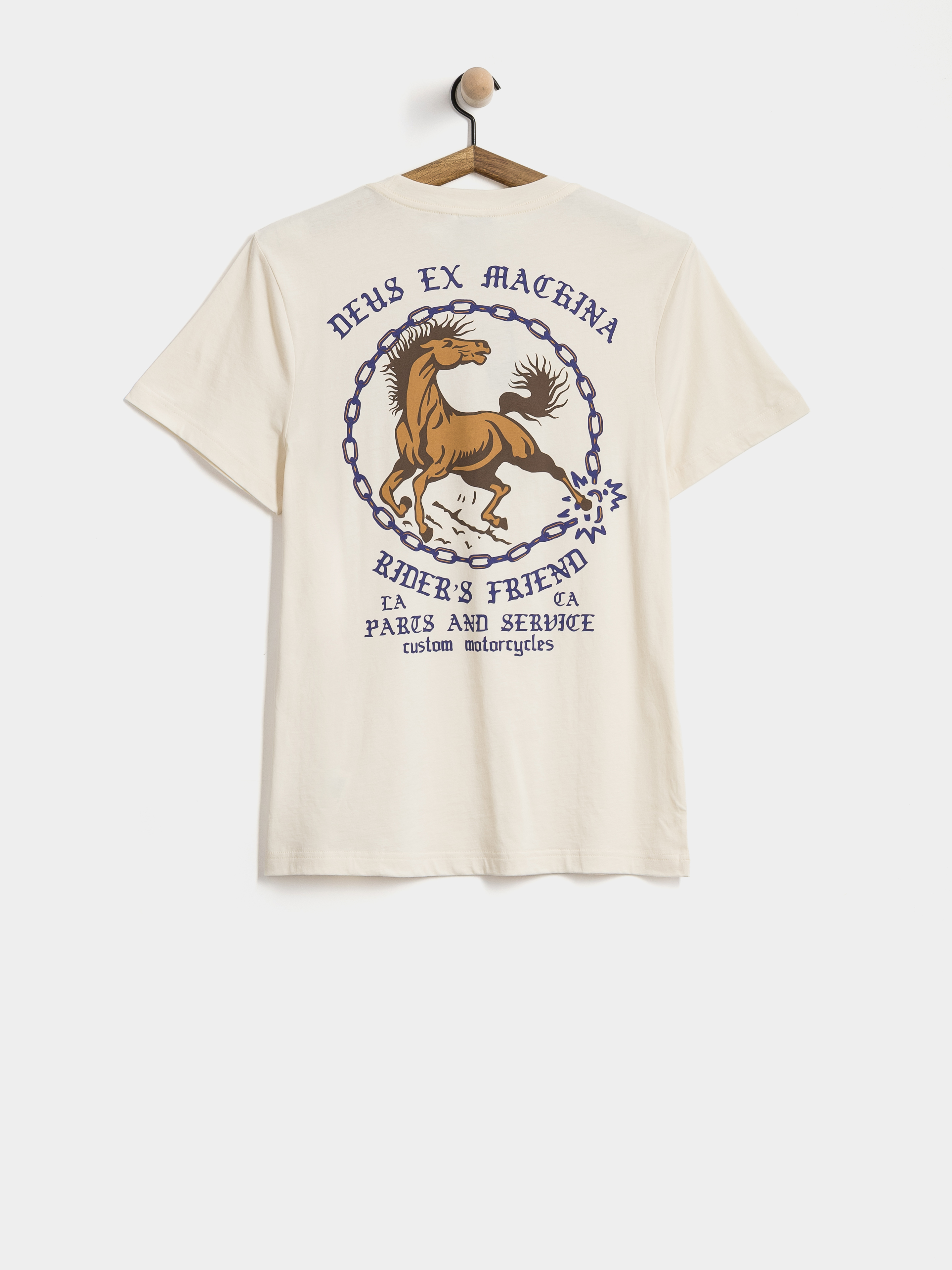 Tričko Deus Ex Machina Unchained (vintage white)