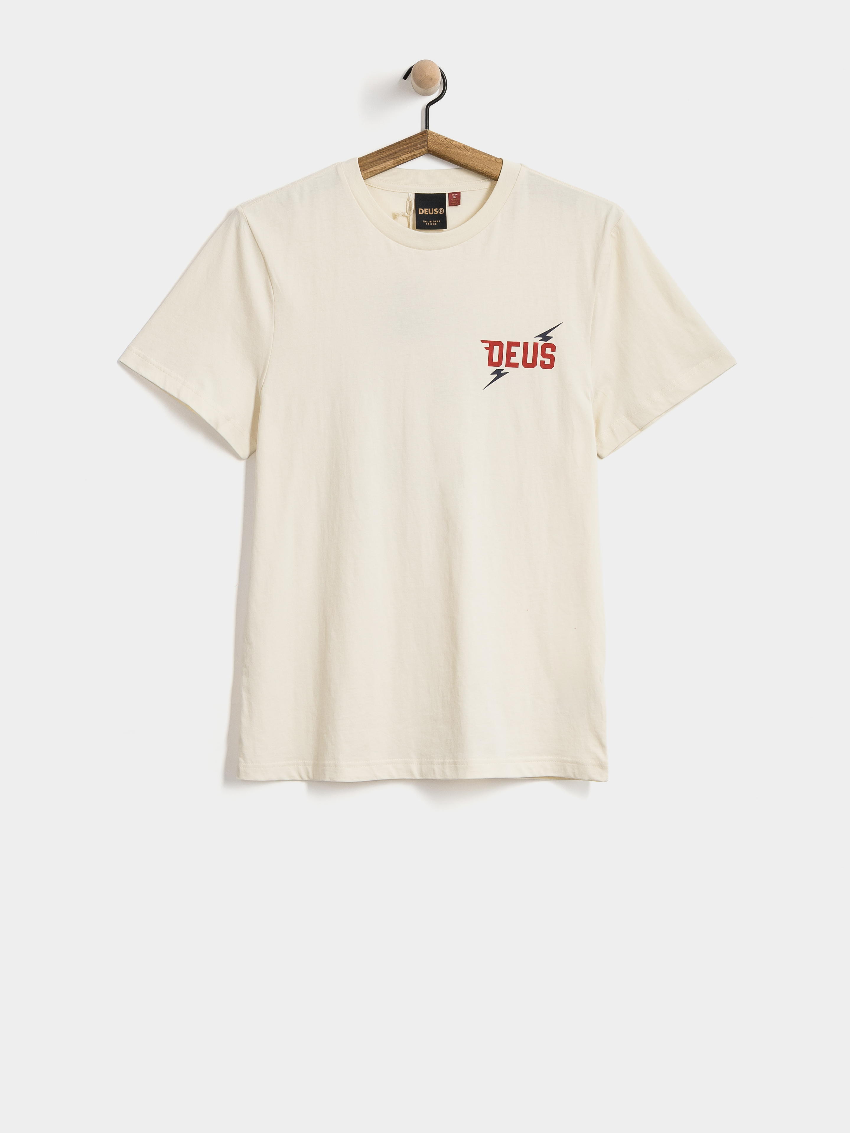 Tričko Deus Ex Machina Global Spark (vintage white)