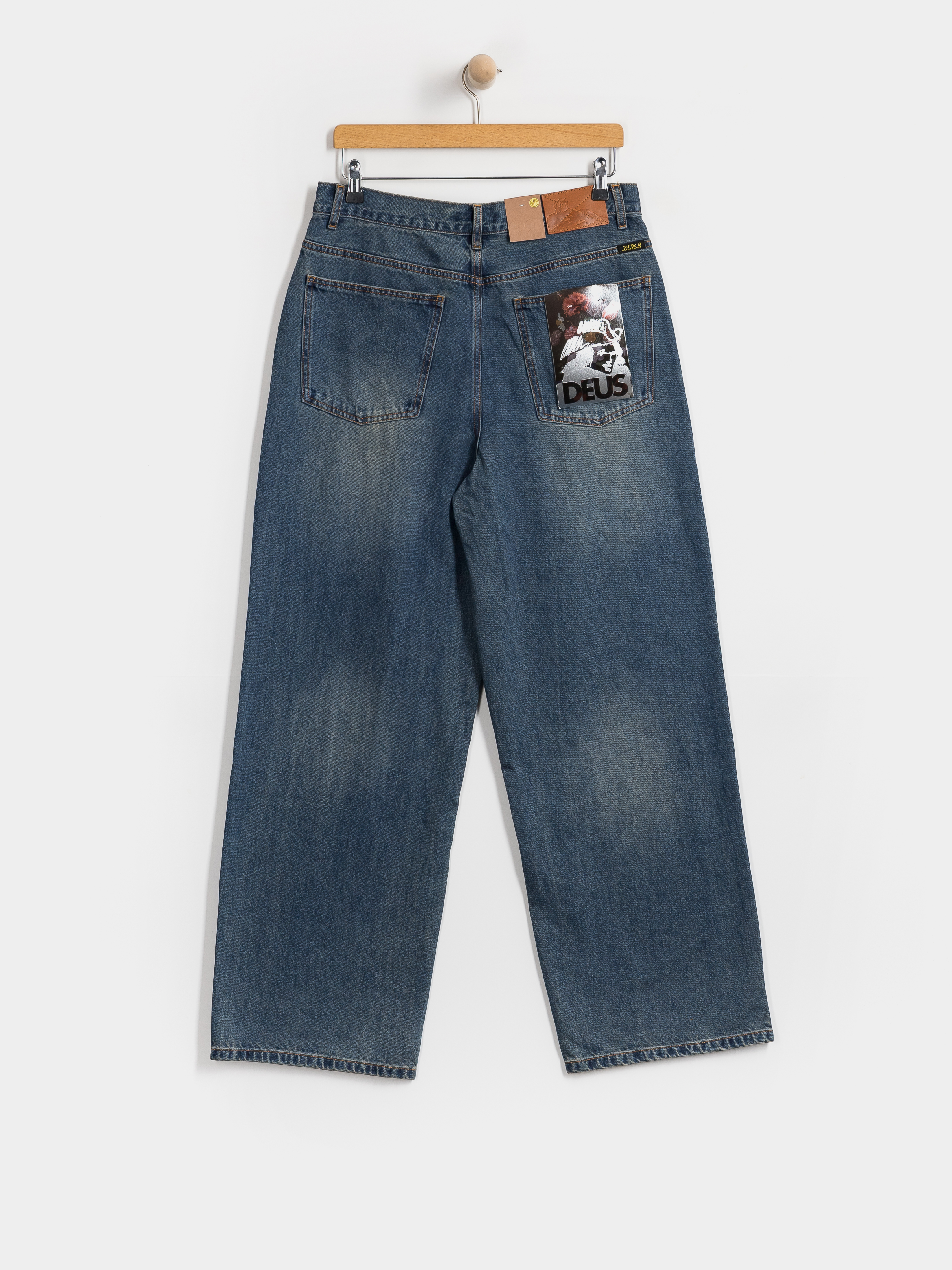 Kalhoty Deus Ex Machina Drift Line Wide (mid indigo)