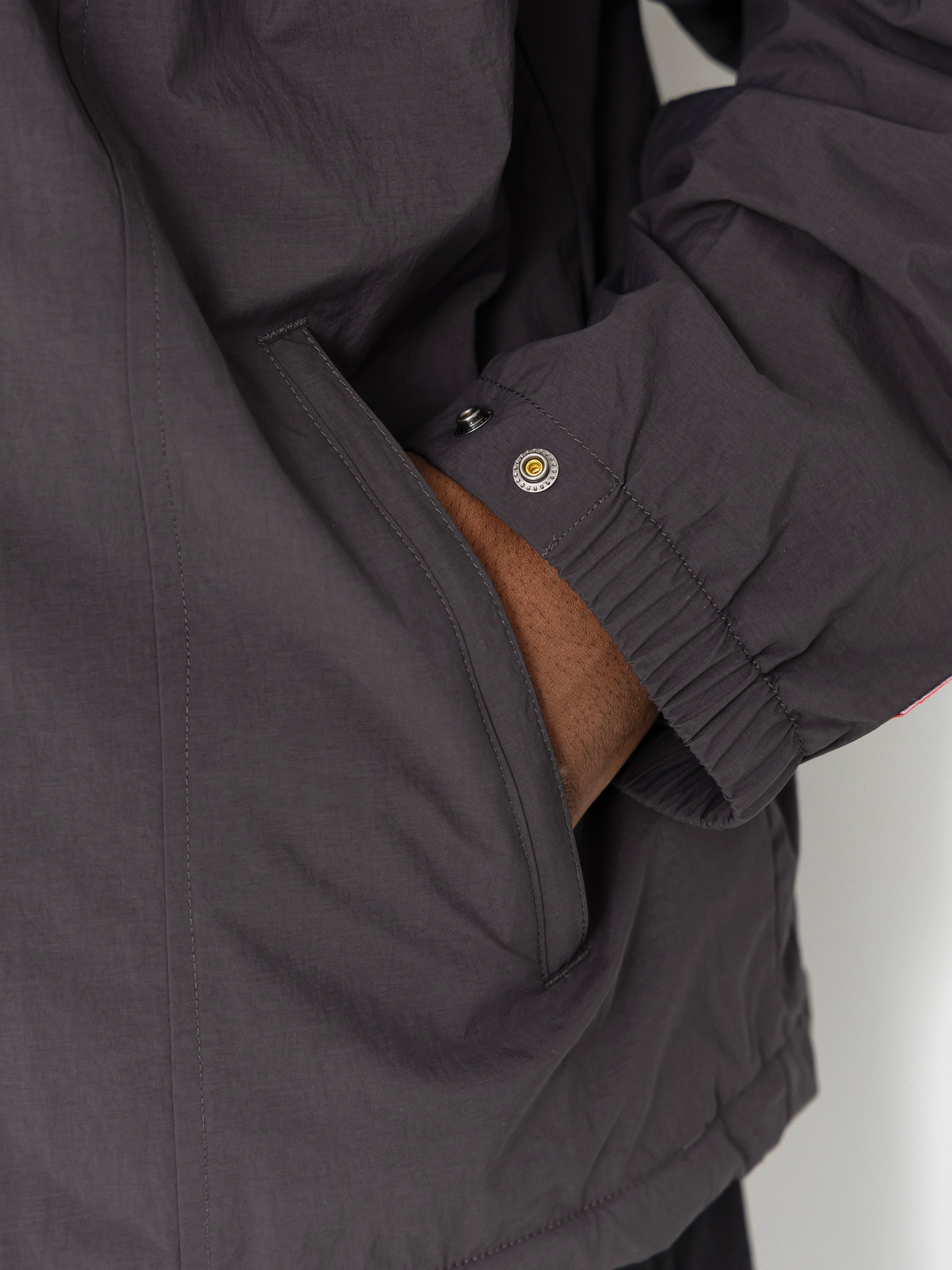 Bunda The North Face Red Box Nylon Fleece Lined (obsidian)
