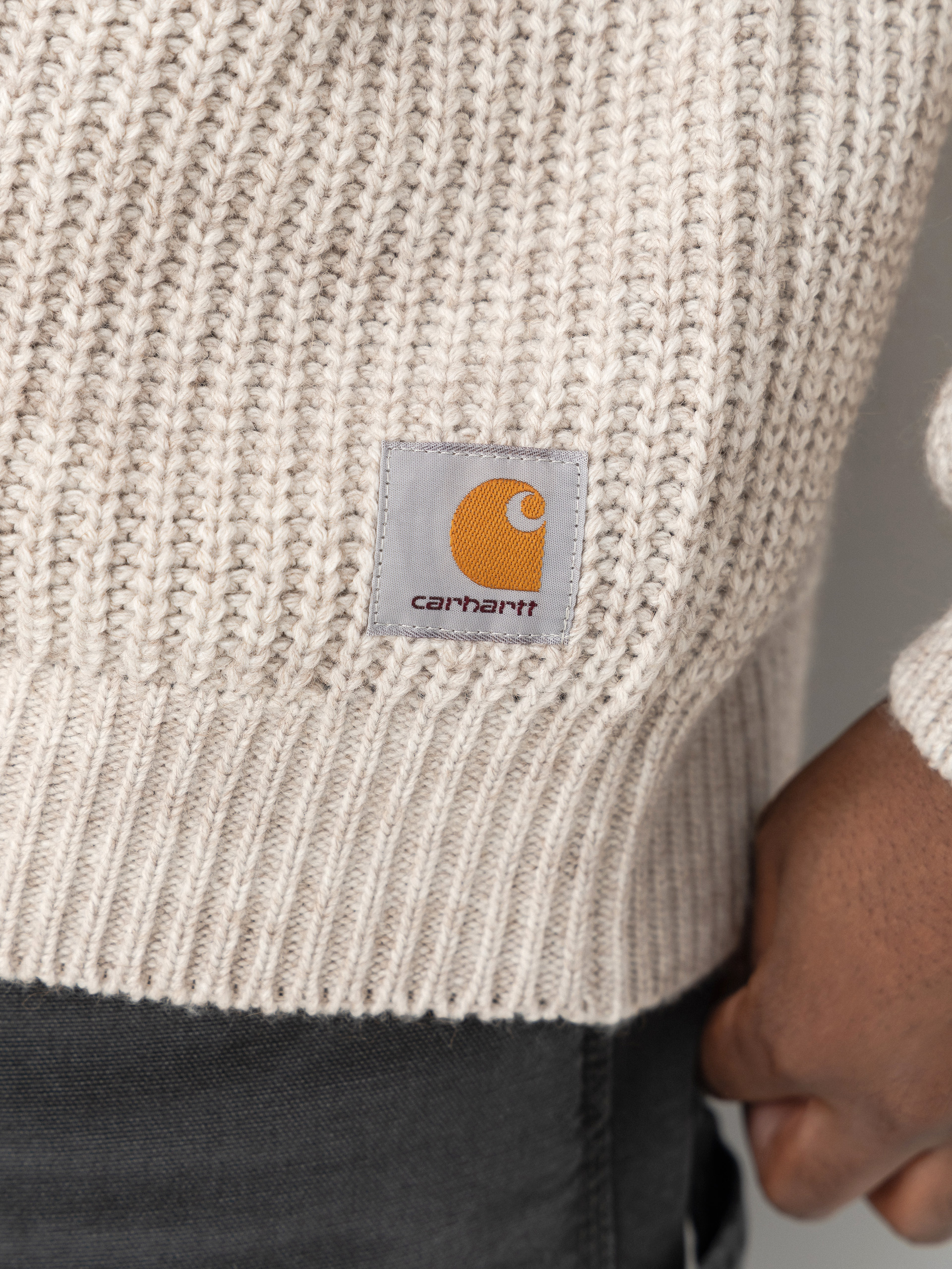 Svetr Carhartt WIP Firth (fleur de sel)