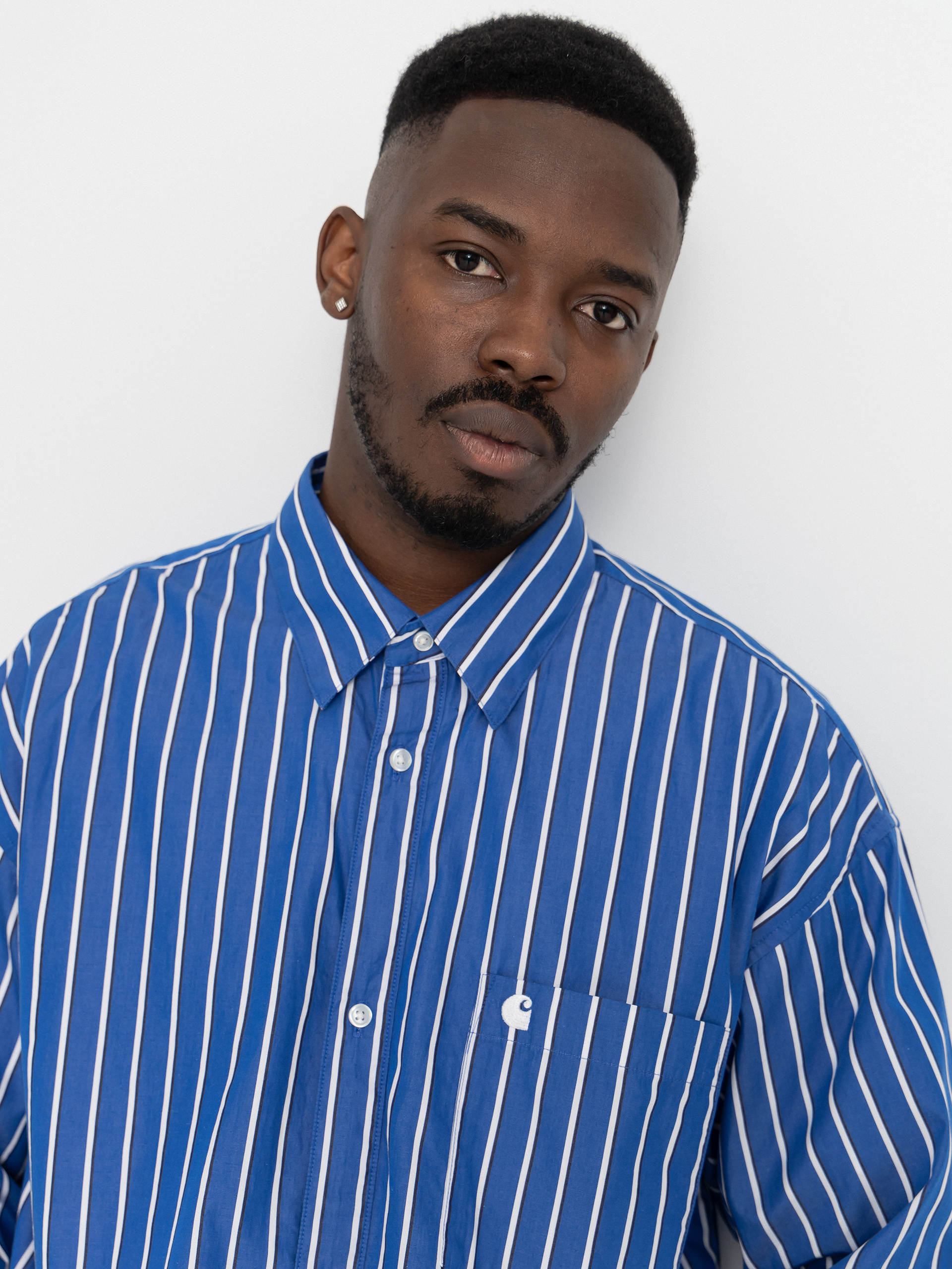 Košile Carhartt WIP Gowan (gowan stripe lapis)