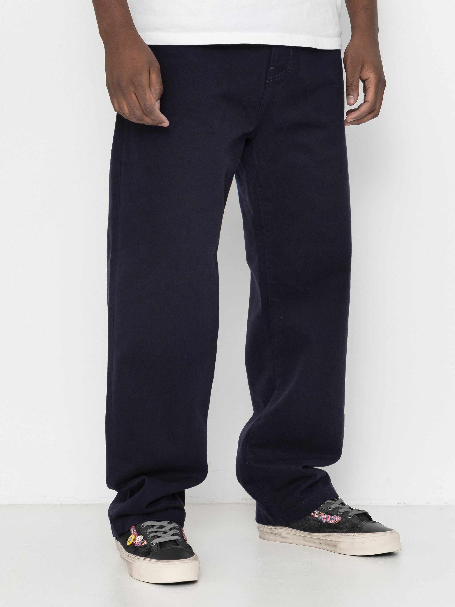Kalhoty Carhartt WIP Landon (dark navy/rinsed)