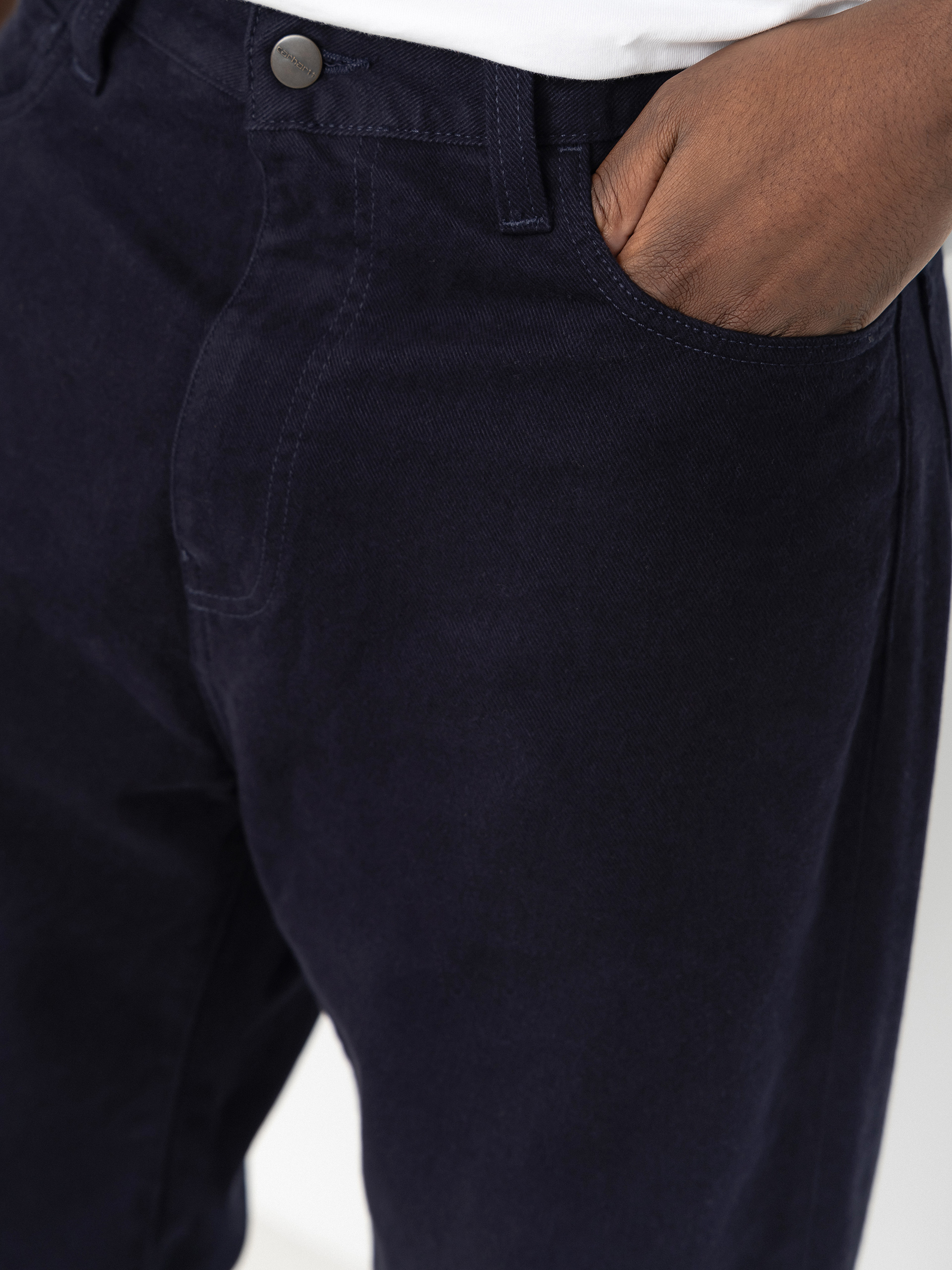 Kalhoty Carhartt WIP Landon (dark navy/rinsed)