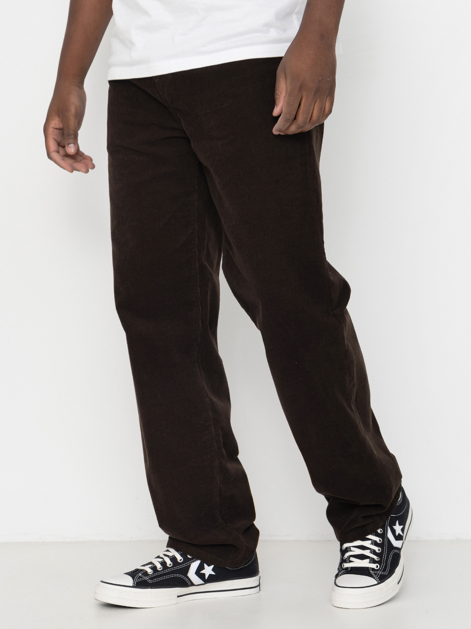 Kalhoty Carhartt WIP Aaron (tobacco/rinsed)