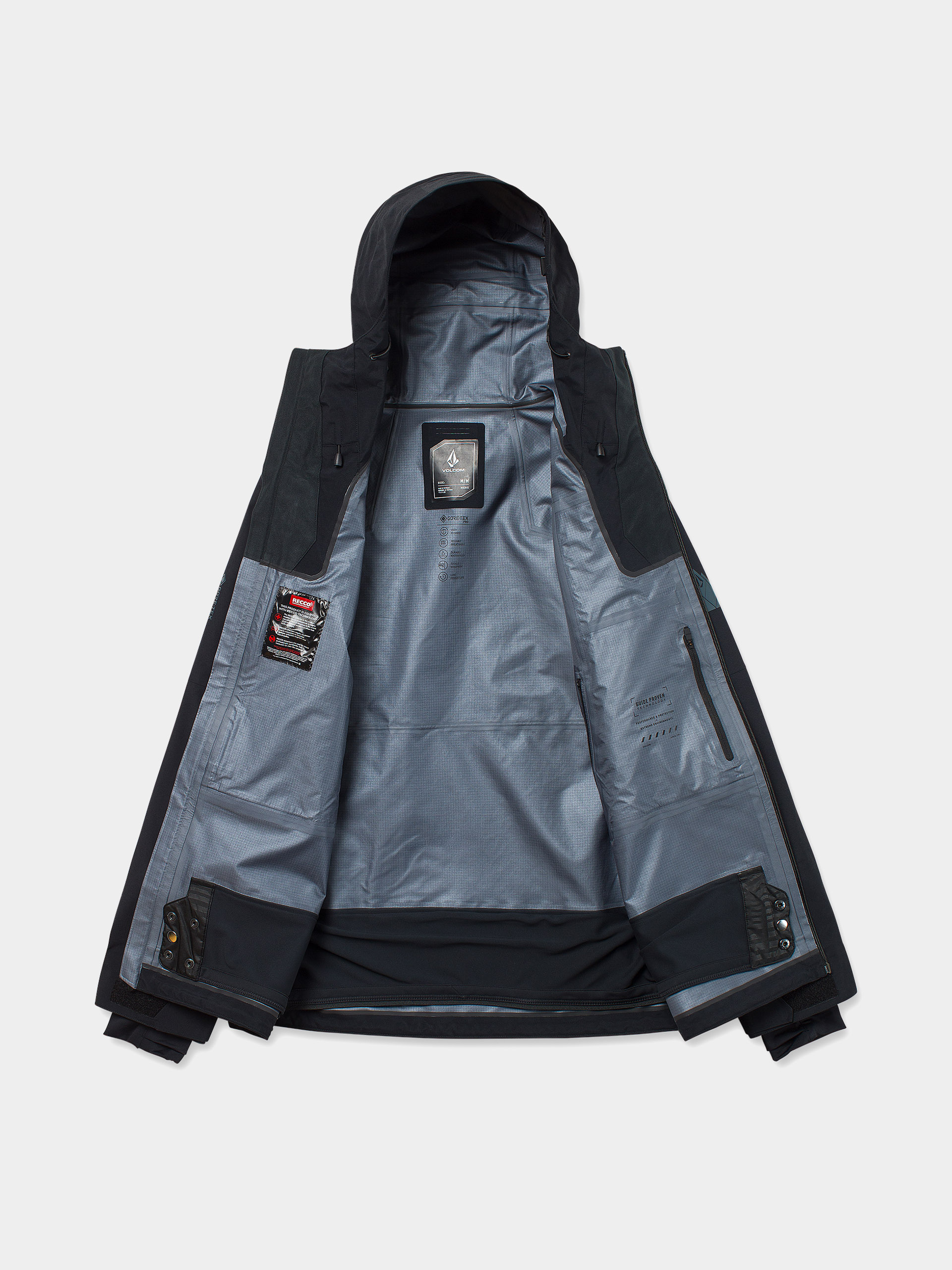 Pánská Snowboardová bunda Volcom Guch 3L Gore Tex Pro (black)