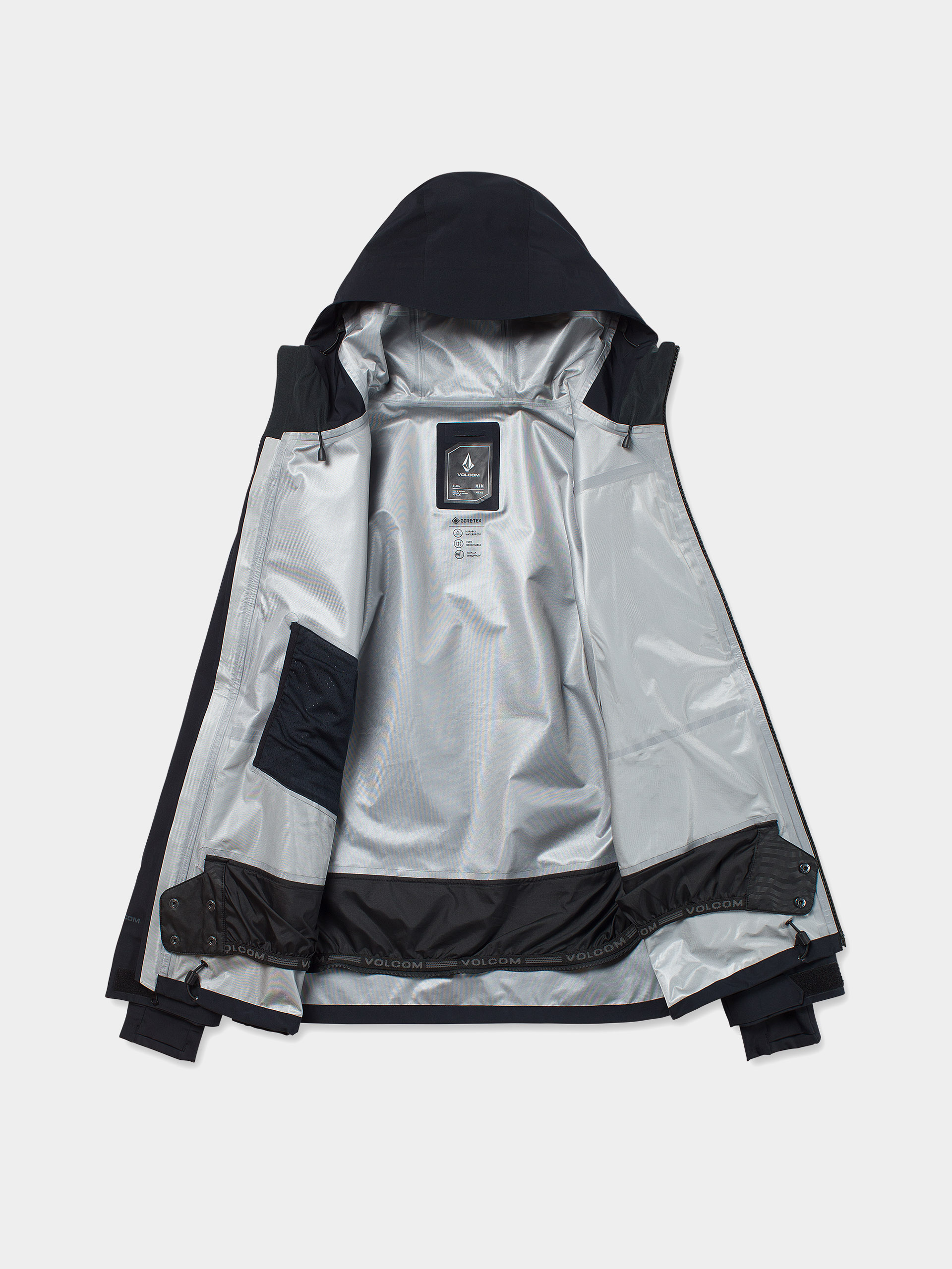 Pánská Snowboardová bunda Volcom Tester 3L Gore Tex (black)
