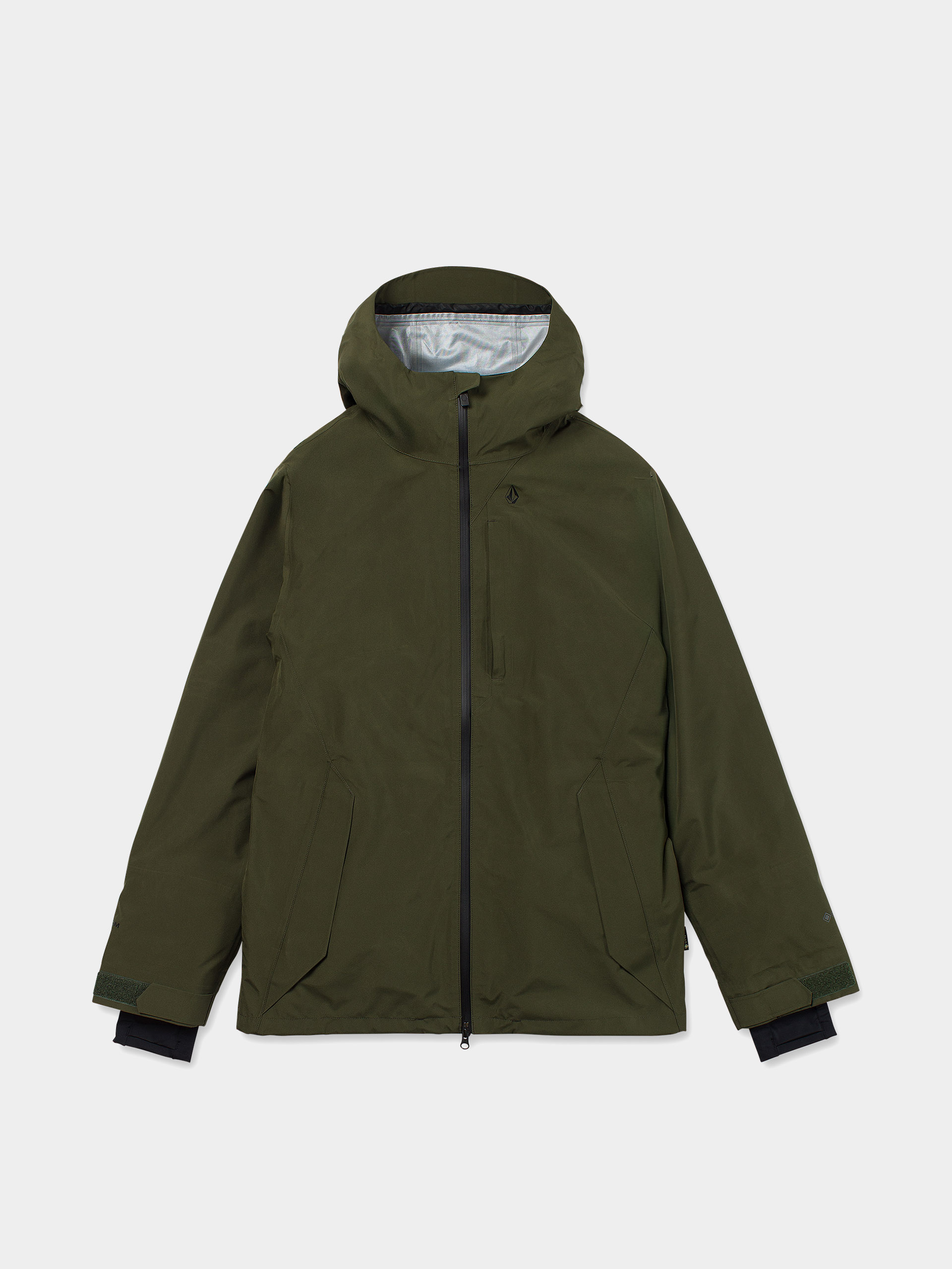 Pánská Snowboardová bunda Volcom Tester 3L Gore Tex (dark green)