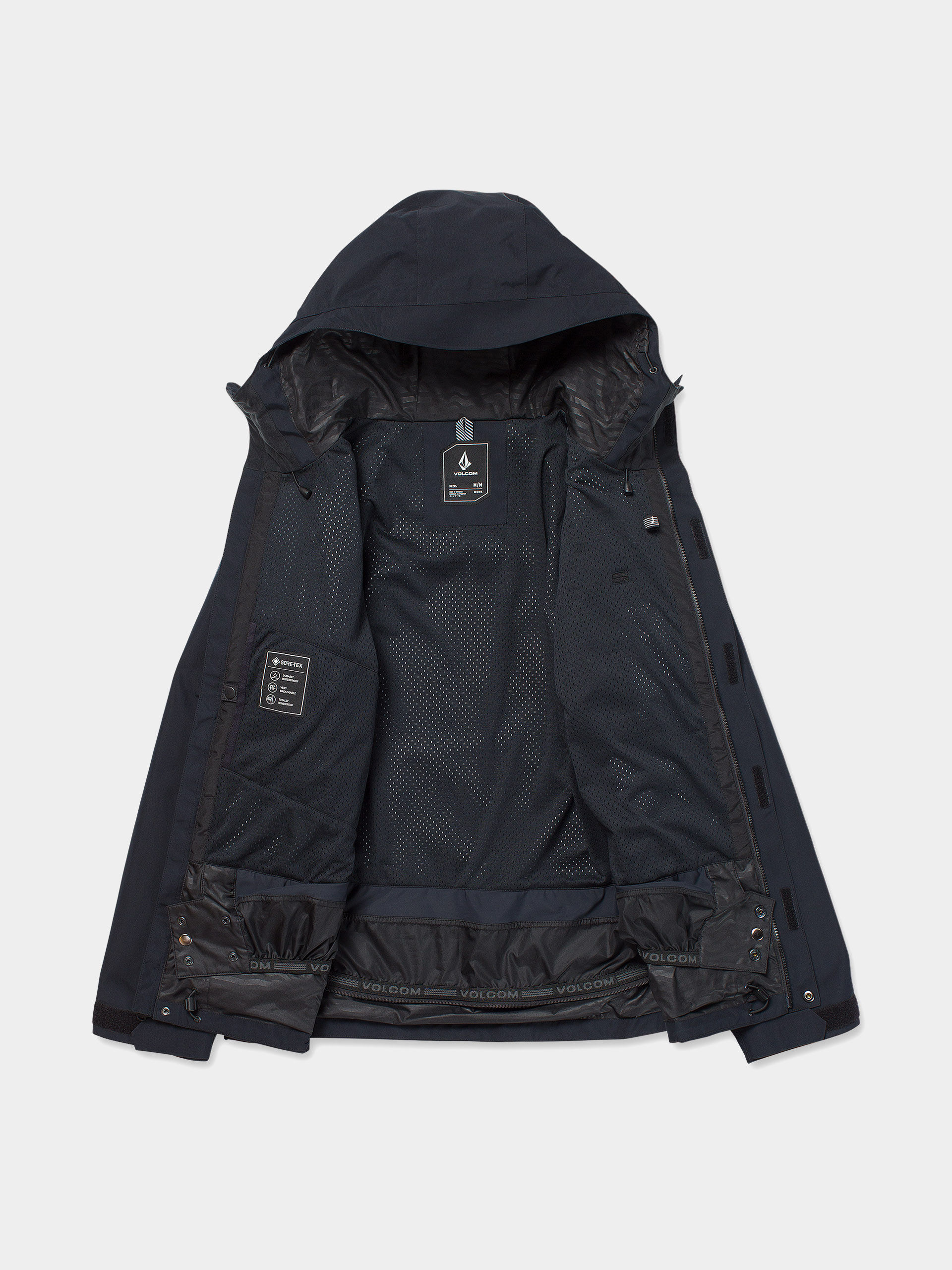 Pánská Snowboardová bunda Volcom Dua Ins Gore Tex (black)