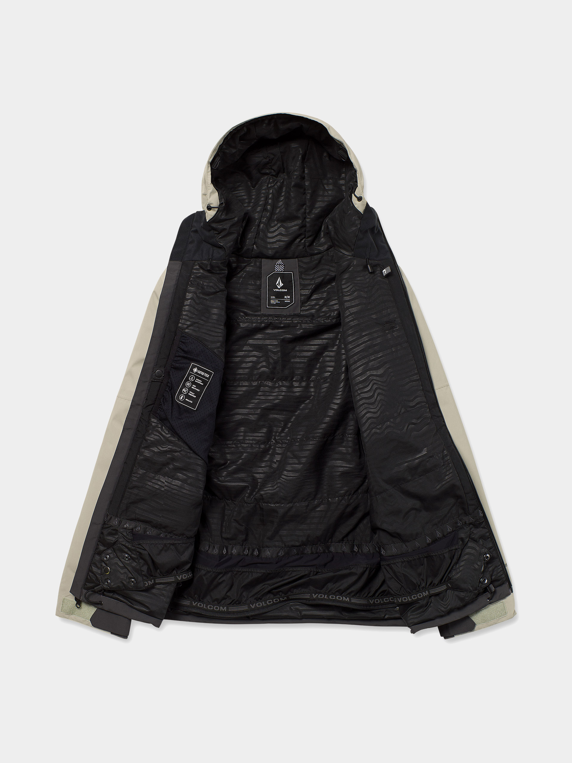 Pánská Snowboardová bunda Volcom L Gore Tex (dark grey)