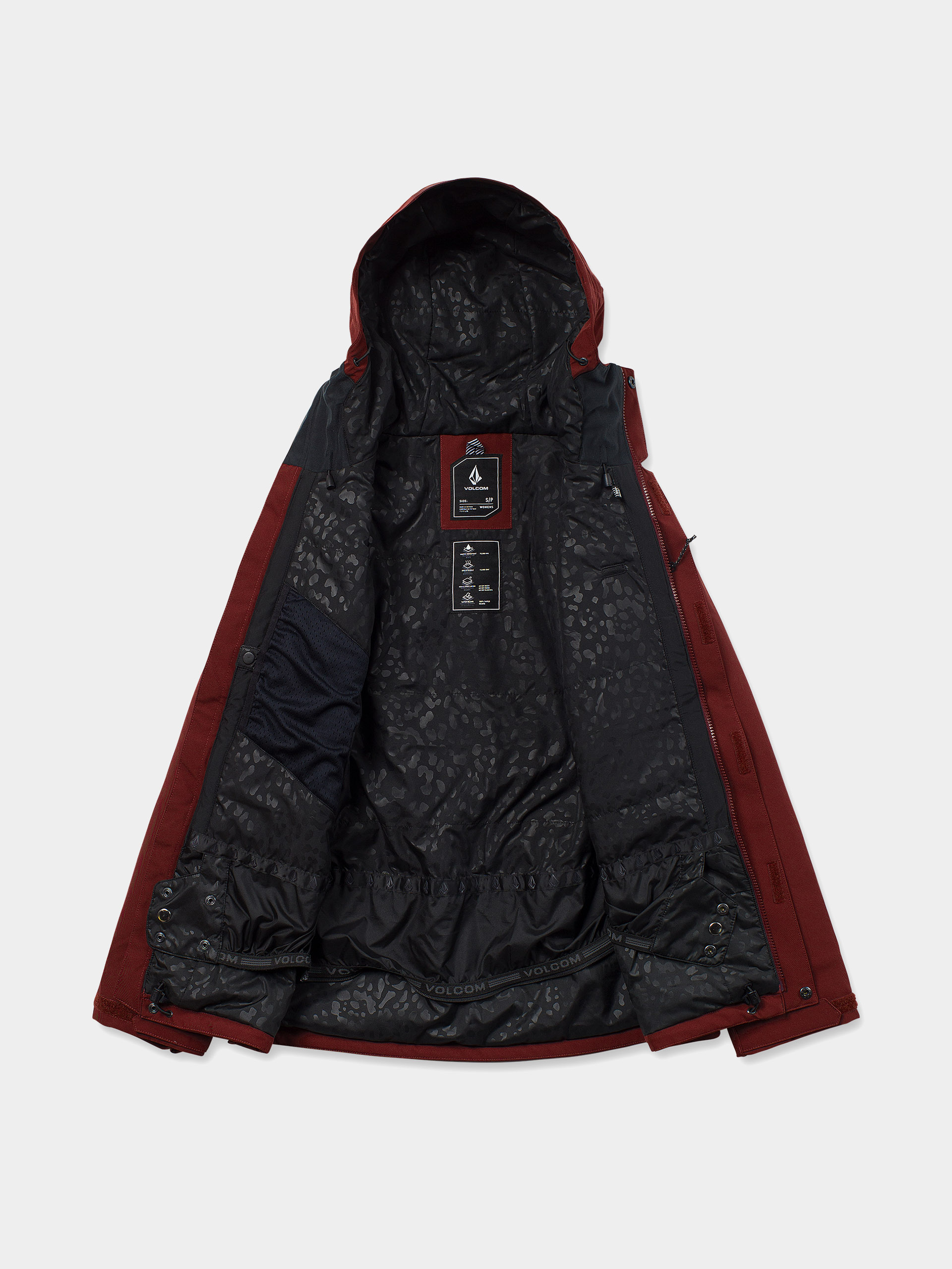 Dámská Snowboardová bunda Volcom Stoney Shadow Ins (pinot)