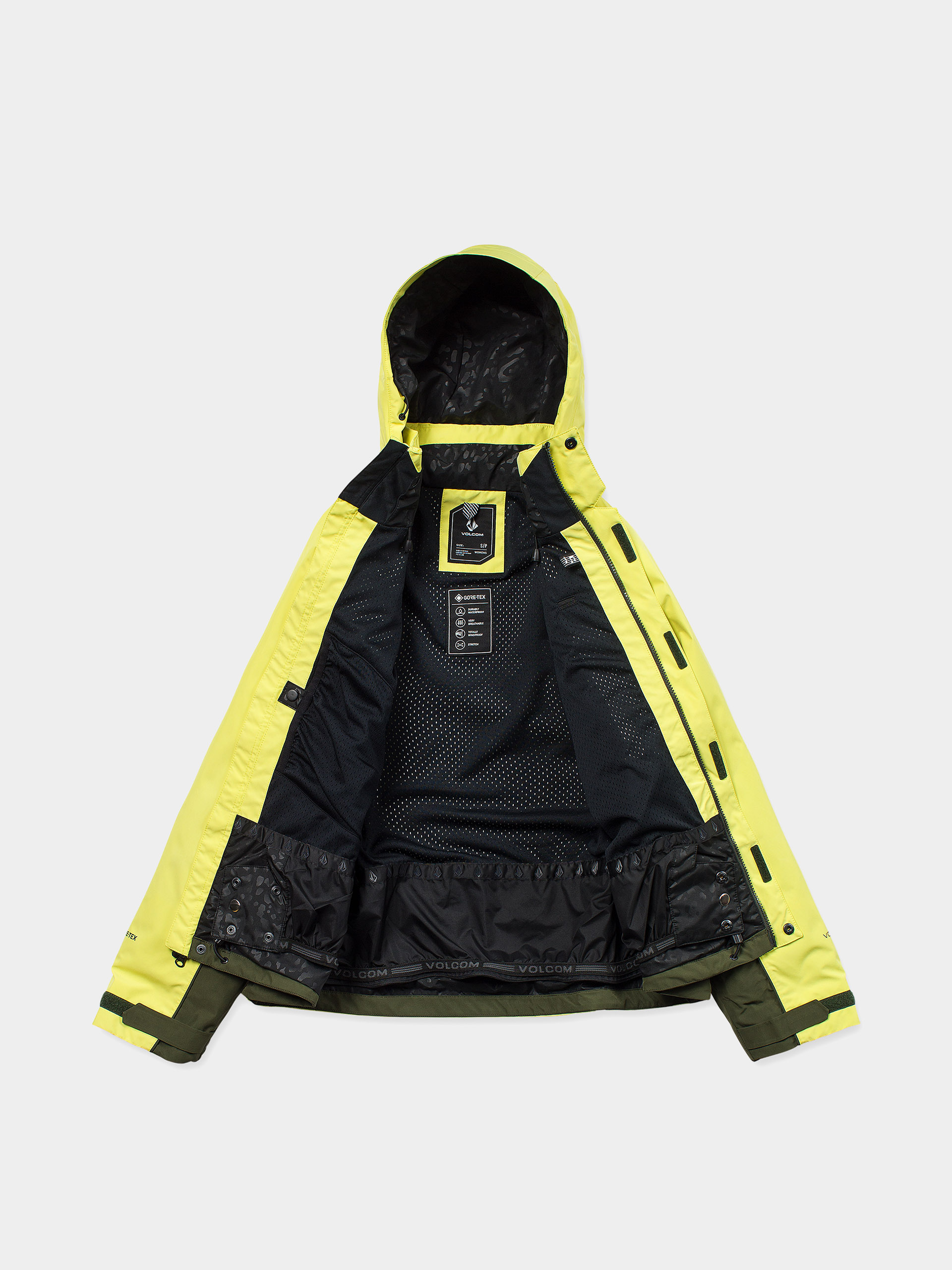 Dámská Snowboardová bunda Volcom Yourfav Baggy Gore (lemon drop)