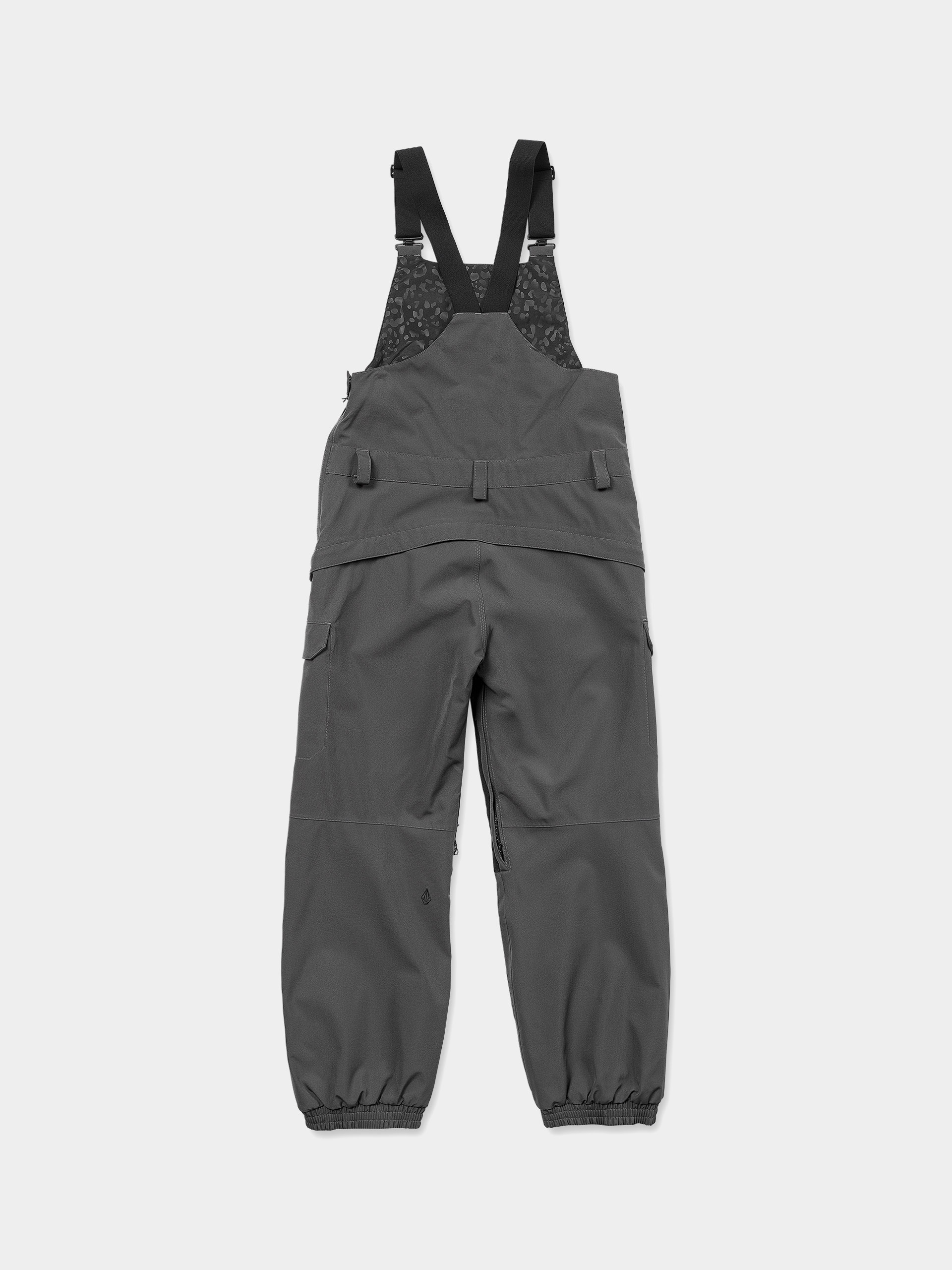 Dámské Snowboardové kalhoty  Volcom Creston 3D Stretch Bib (dark grey)