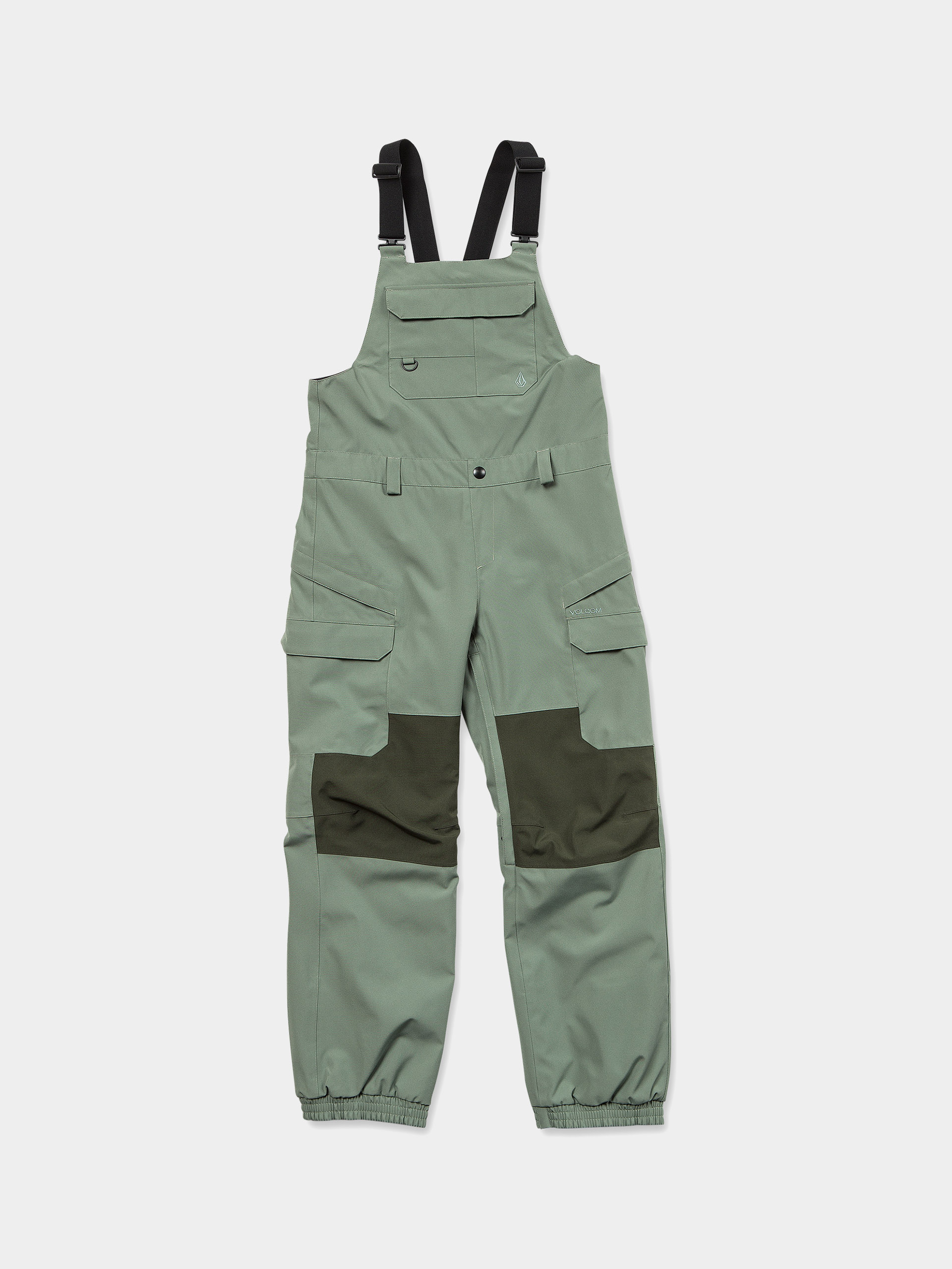 Snowboardové kalhoty  Volcom Creston 3D Stretch Bib Wmn (light green)