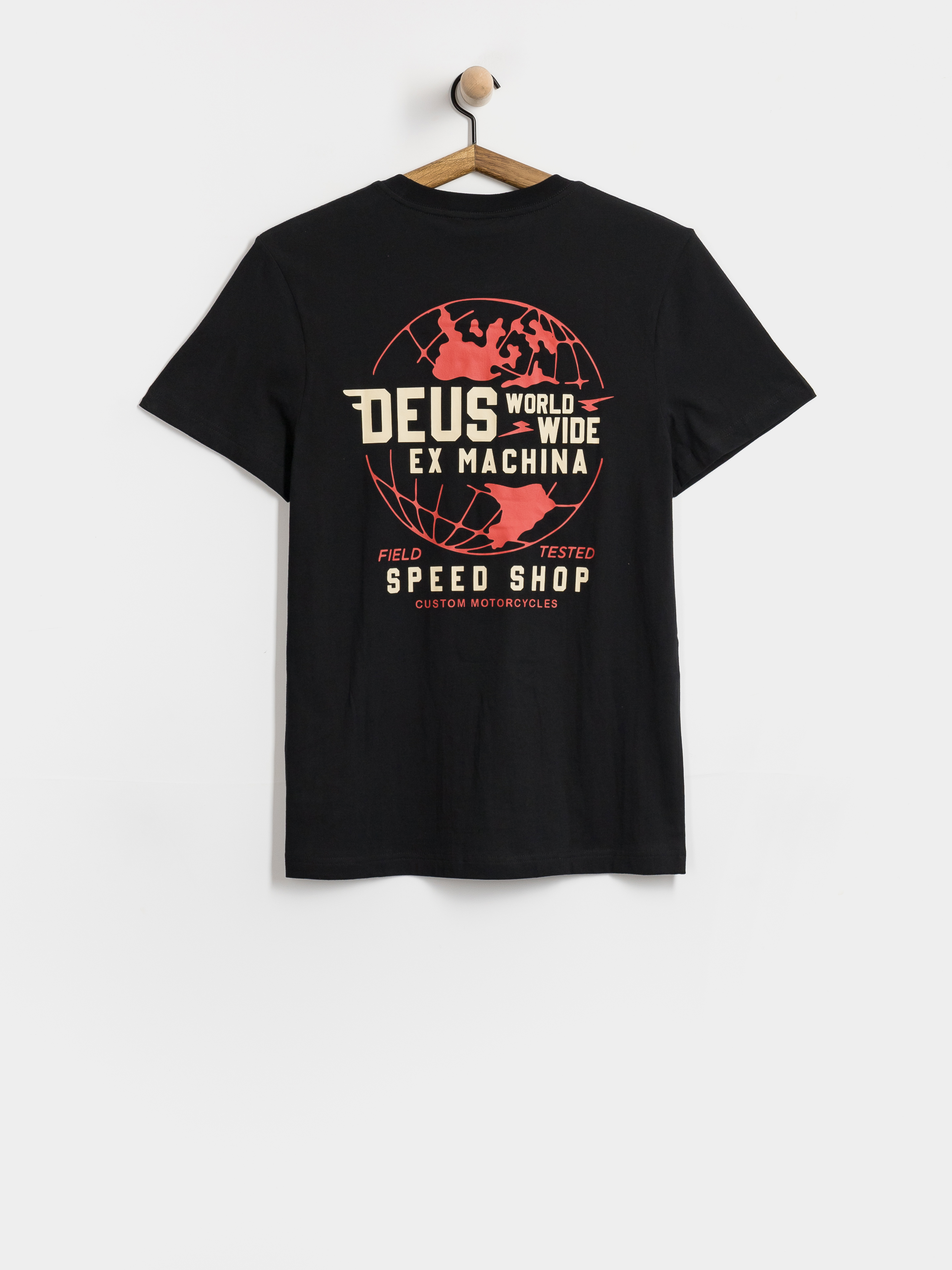 Tričko Deus Ex Machina Global Spark (black)