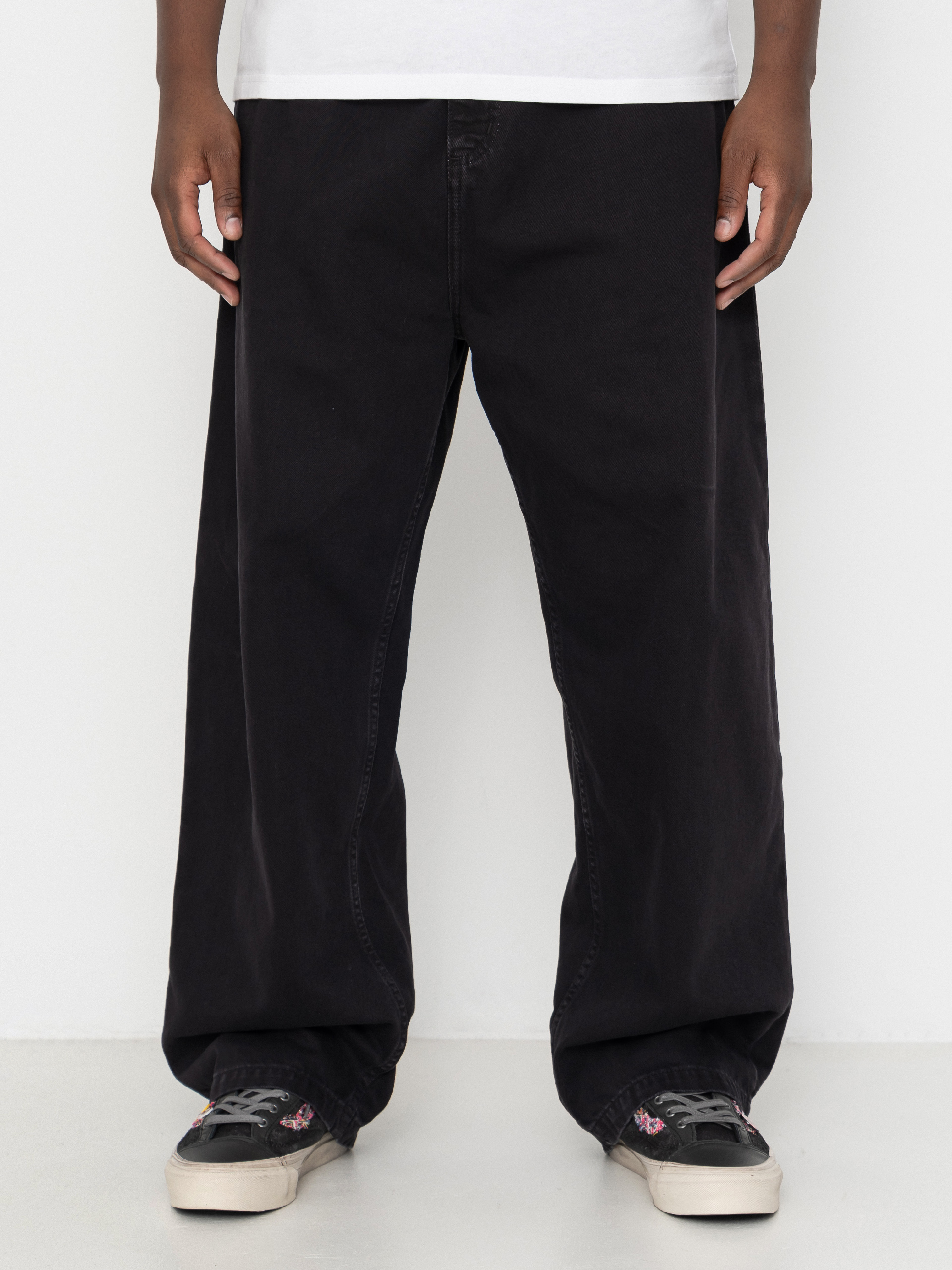 Kalhoty Carhartt WIP Brandon (soot/stone dyed)
