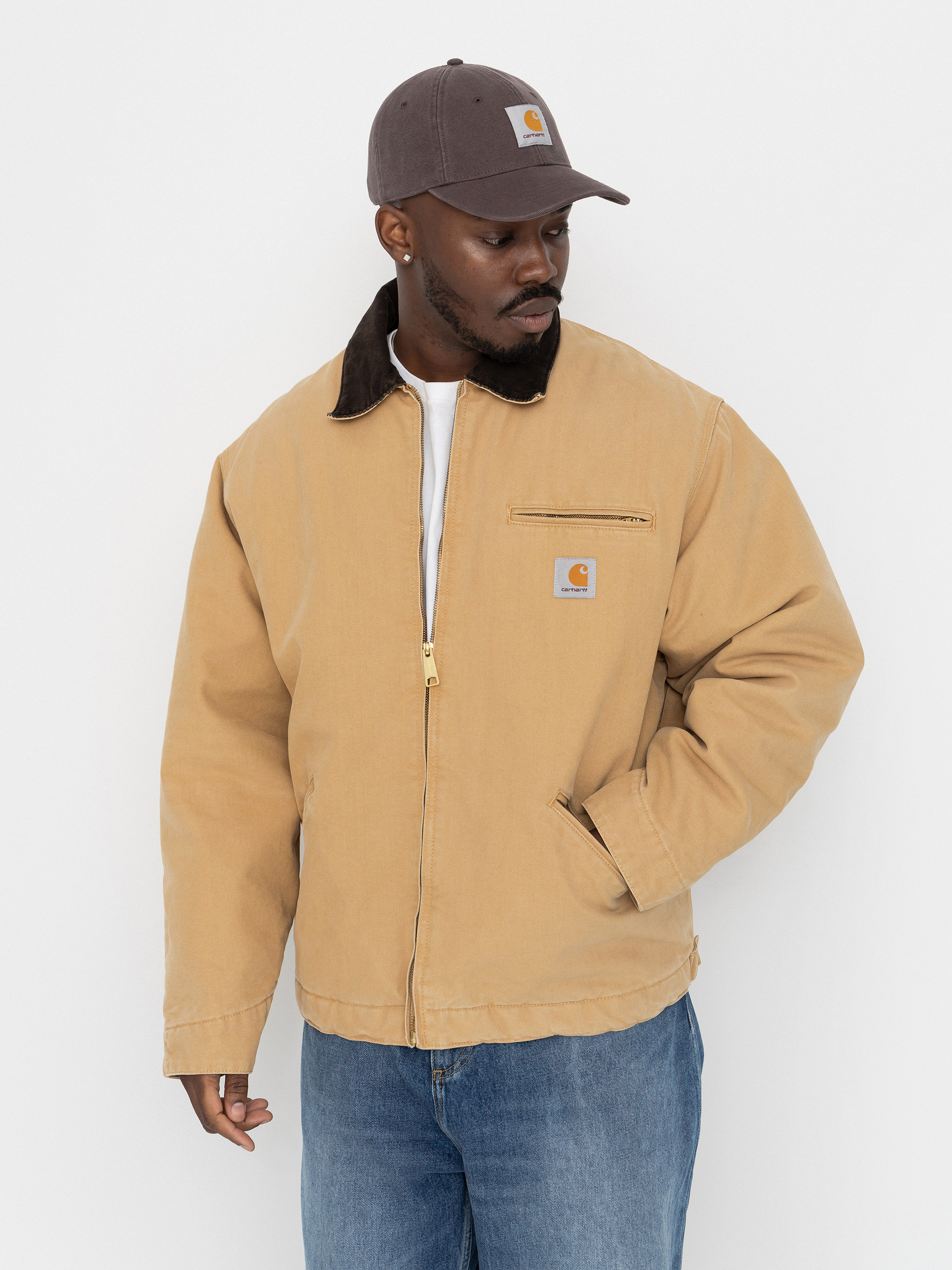 Bunda Carhartt WIP OG Detroit (wip dusty h/tobacco/stone canvas)