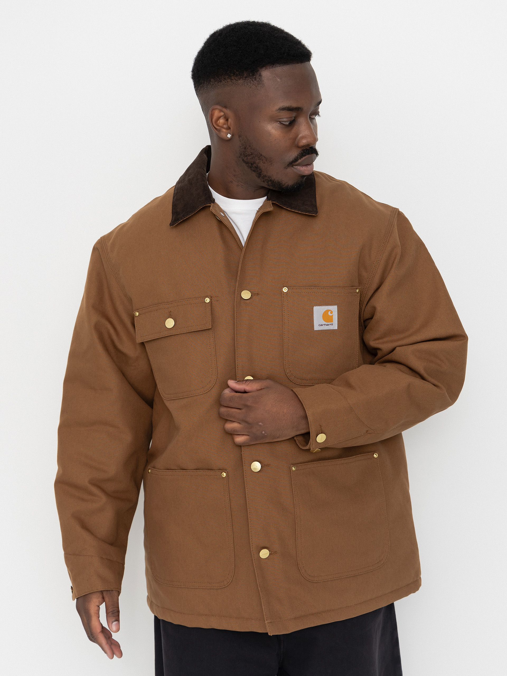 Bunda Carhartt WIP OG Chore Coat (wip h brown/tobacco/rigid)