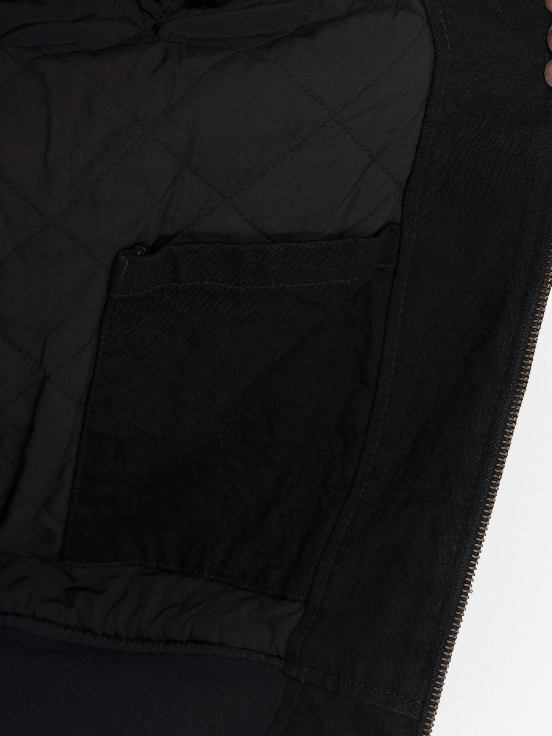Bunda Dickies Hilham Lined Denim Hooded Bomber (black)