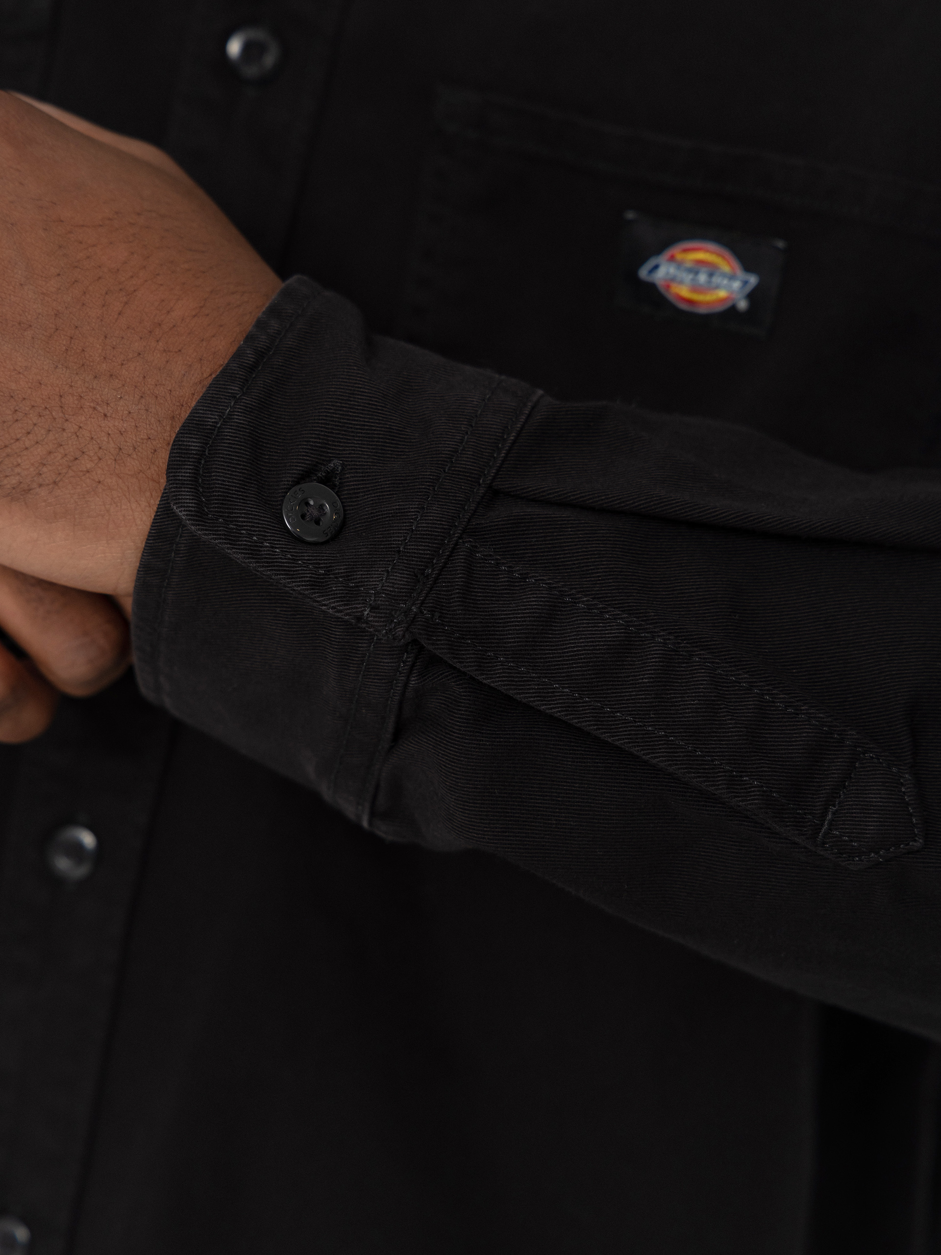 Košile Dickies 247 Garment Dyed Work (black)