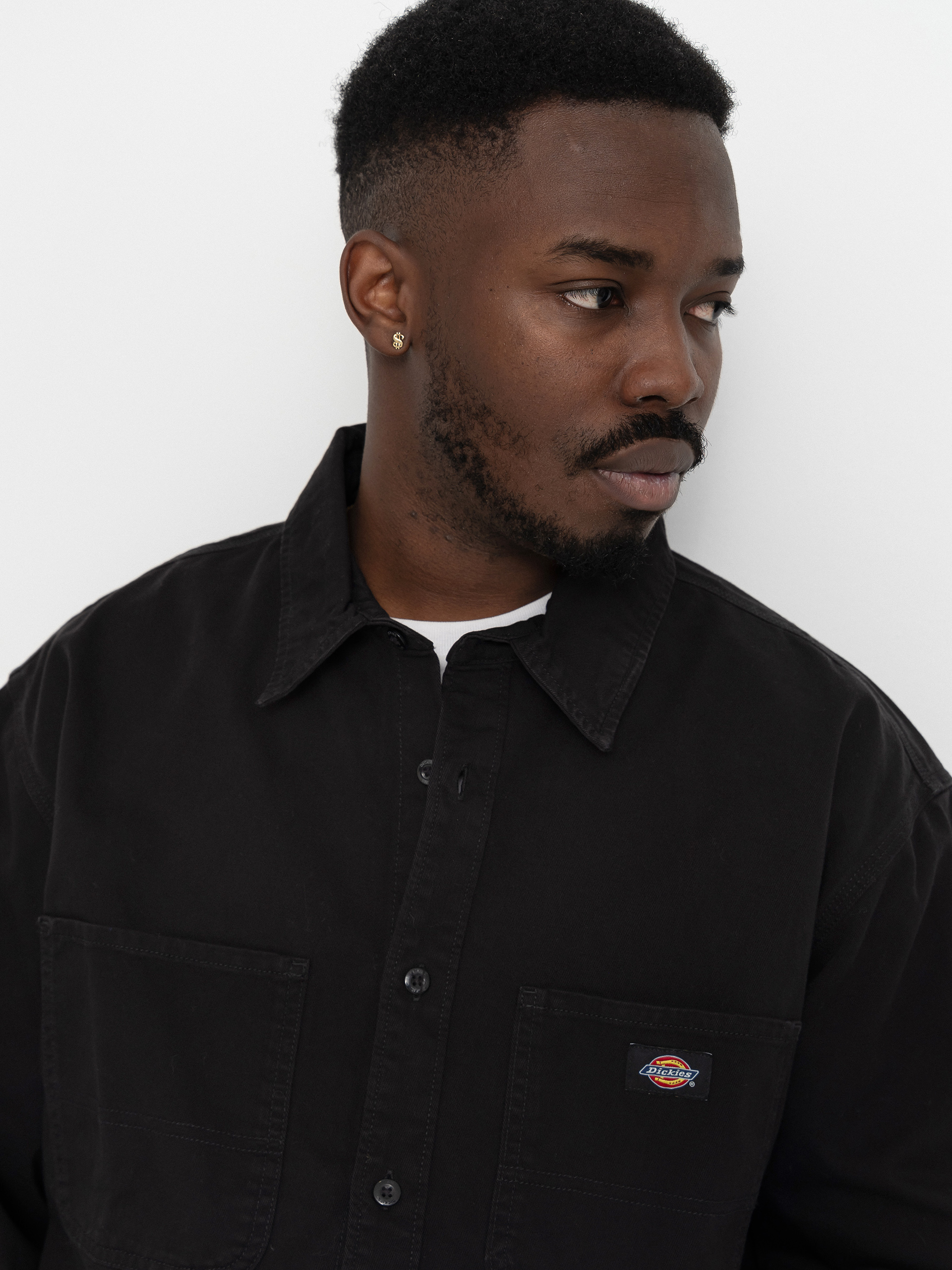 Košile Dickies 247 Garment Dyed Work (black)