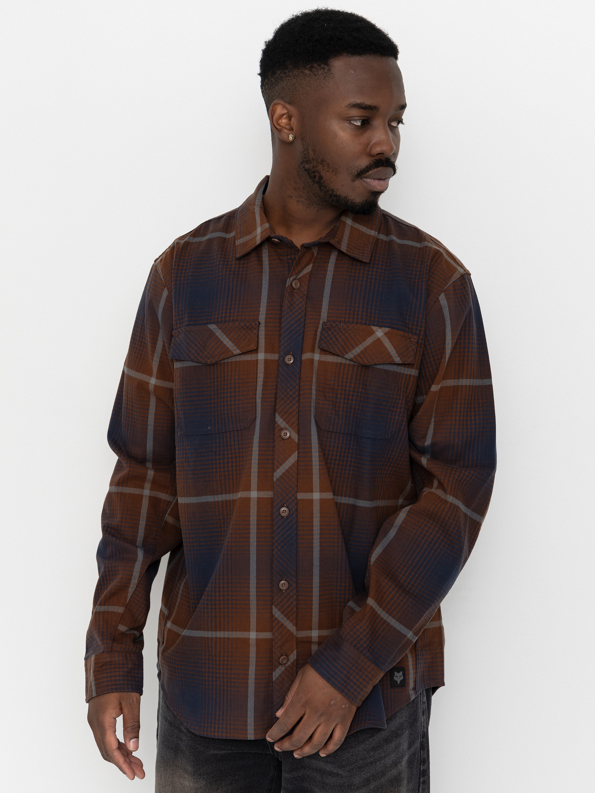 Košile Fox Survivalist Fire Flannel (dark brown)