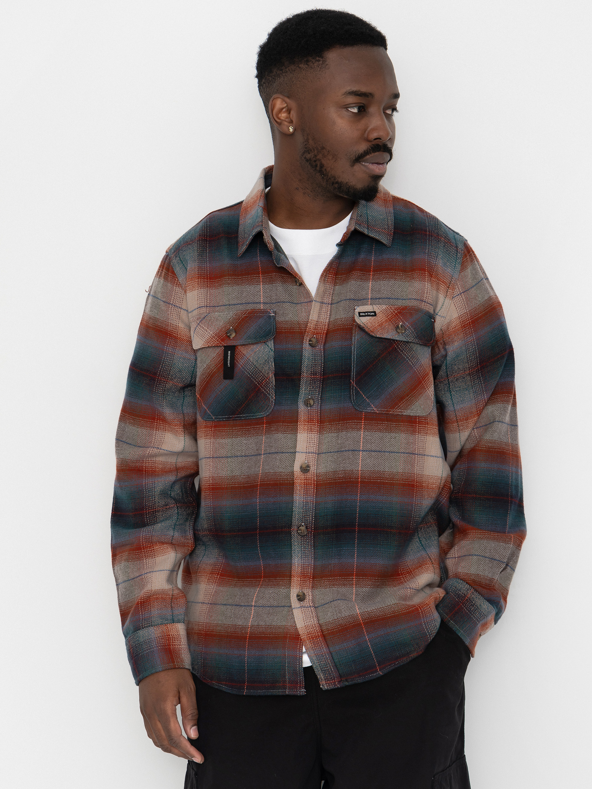 Košile Brixton Bowery Flannel Ls
