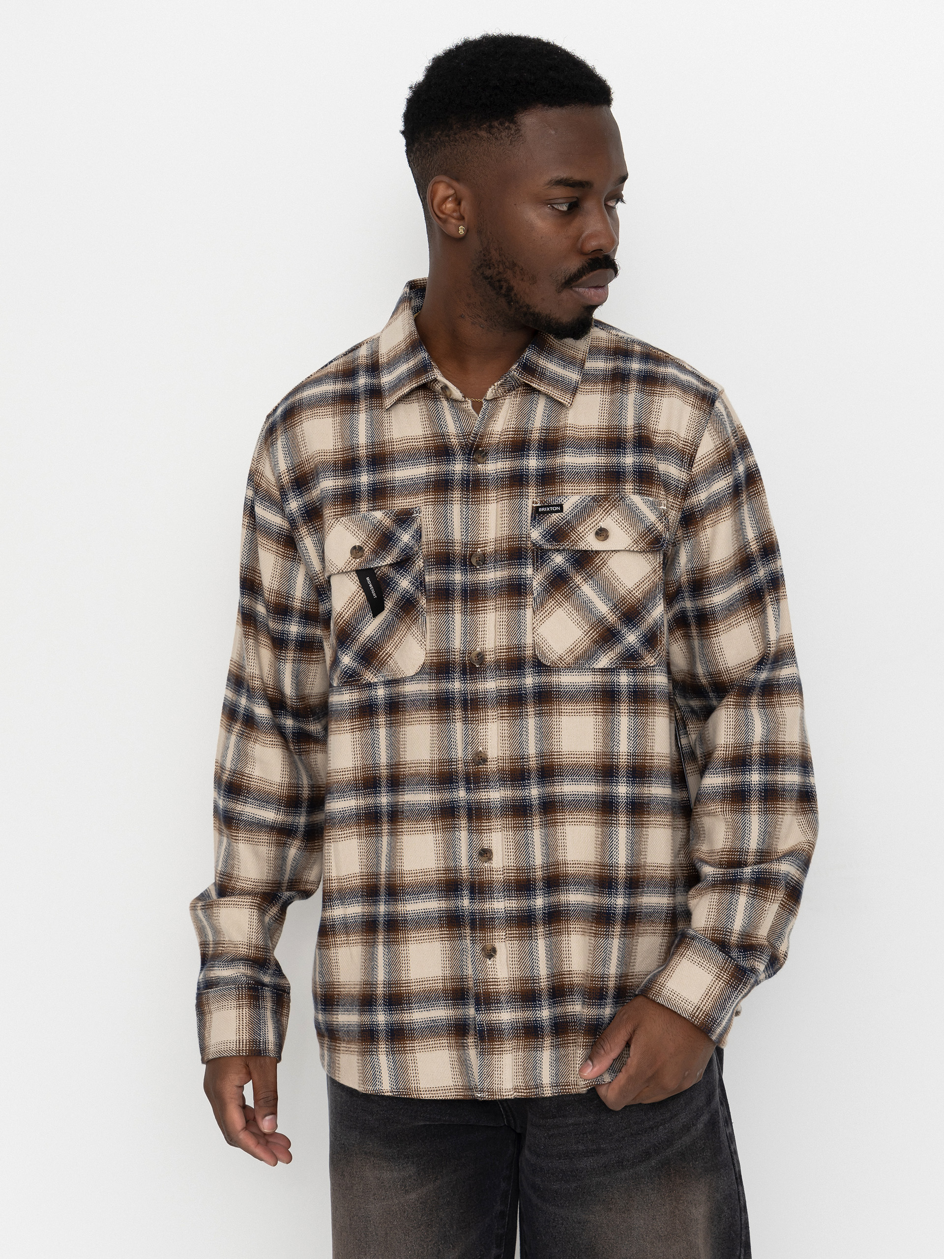 Košile Brixton Bowery Flannel Ls