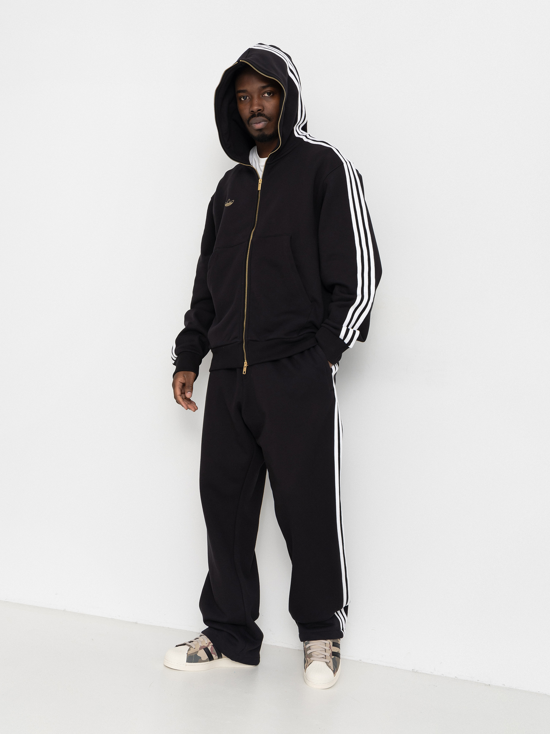 Bunda adidas Tyshawn Track (black/white)