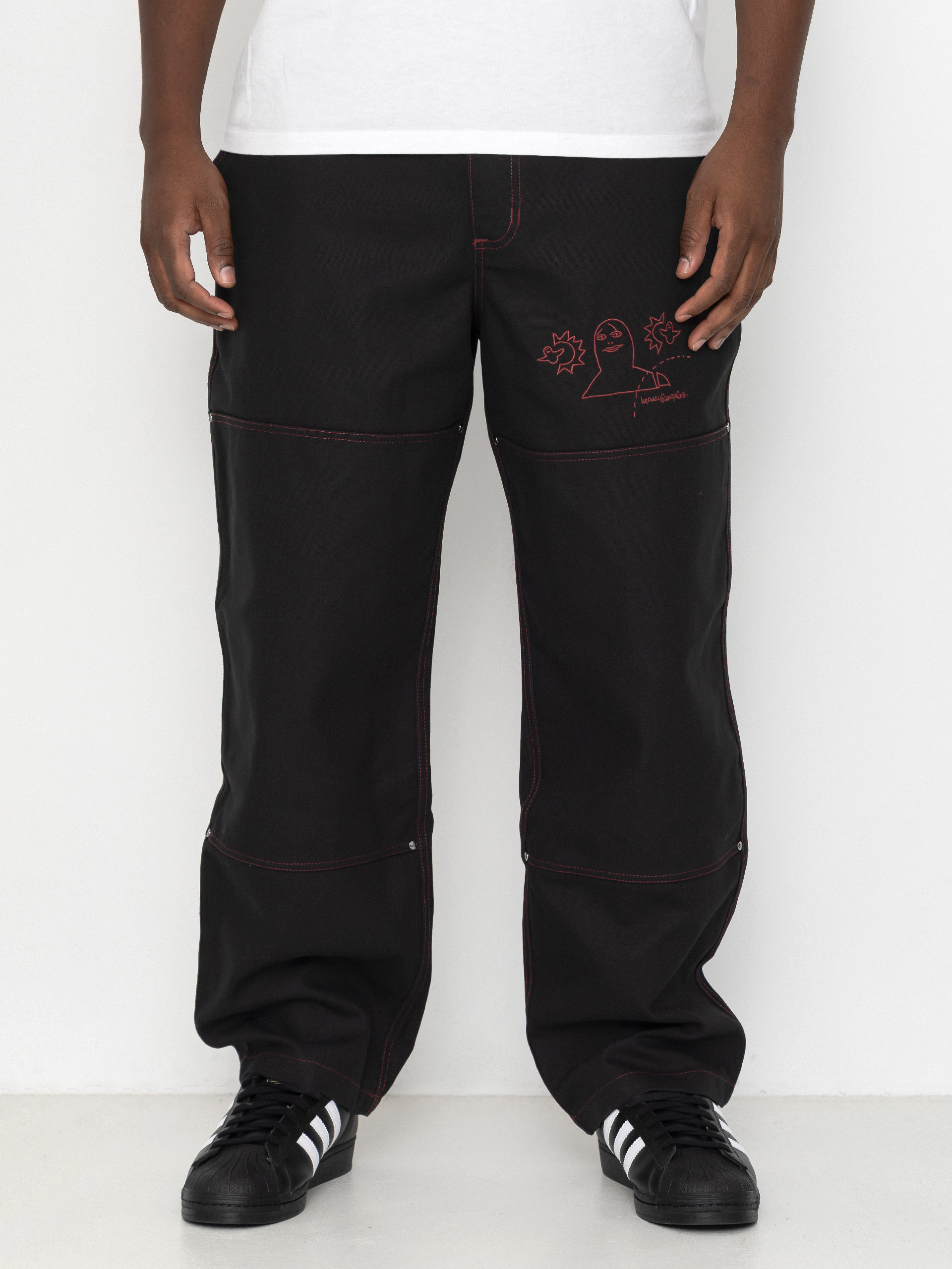 Kalhoty adidas Gonz (black/shared)