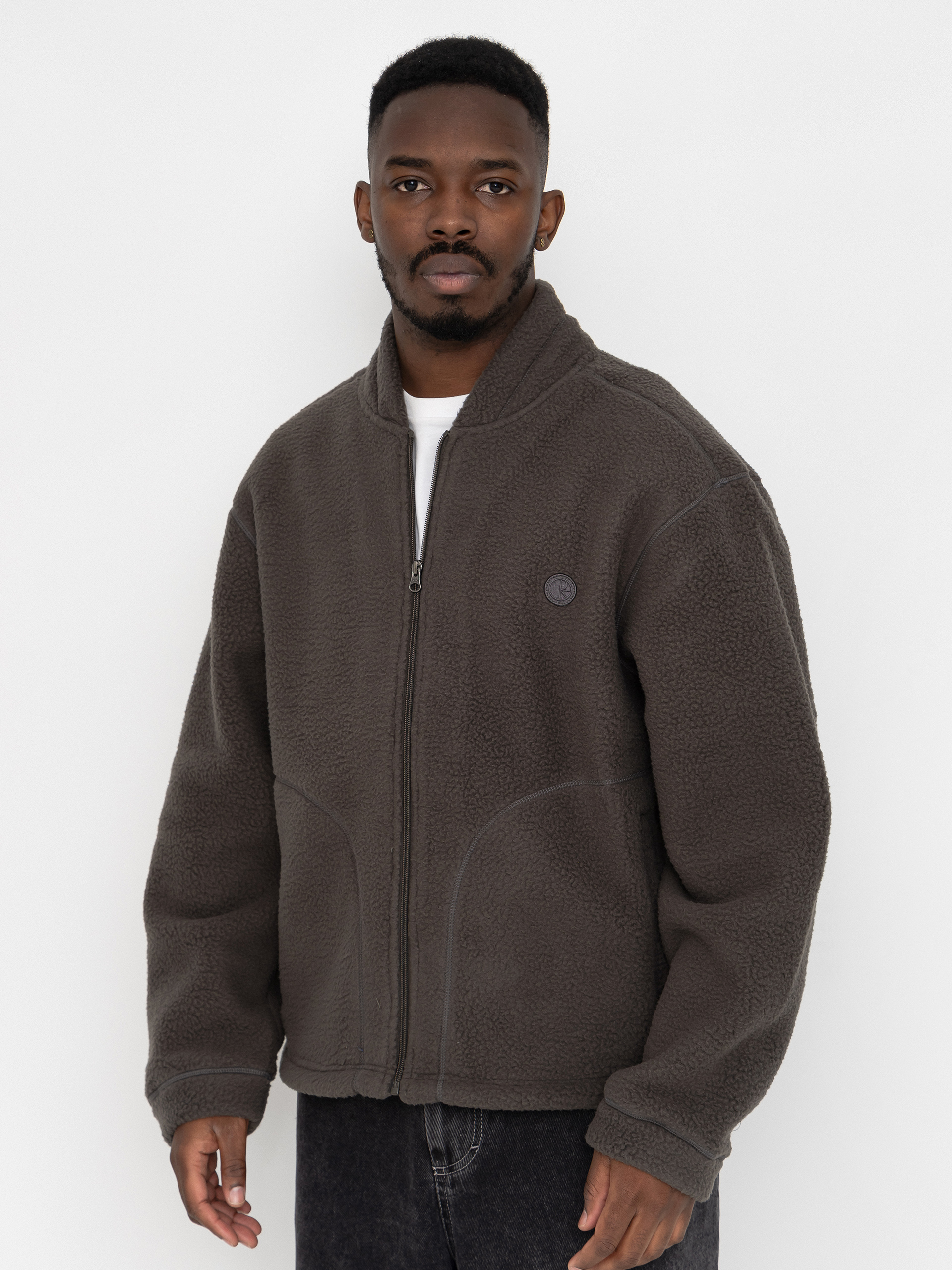 Bunda Polar Skate Roman Fleece (dirty black)