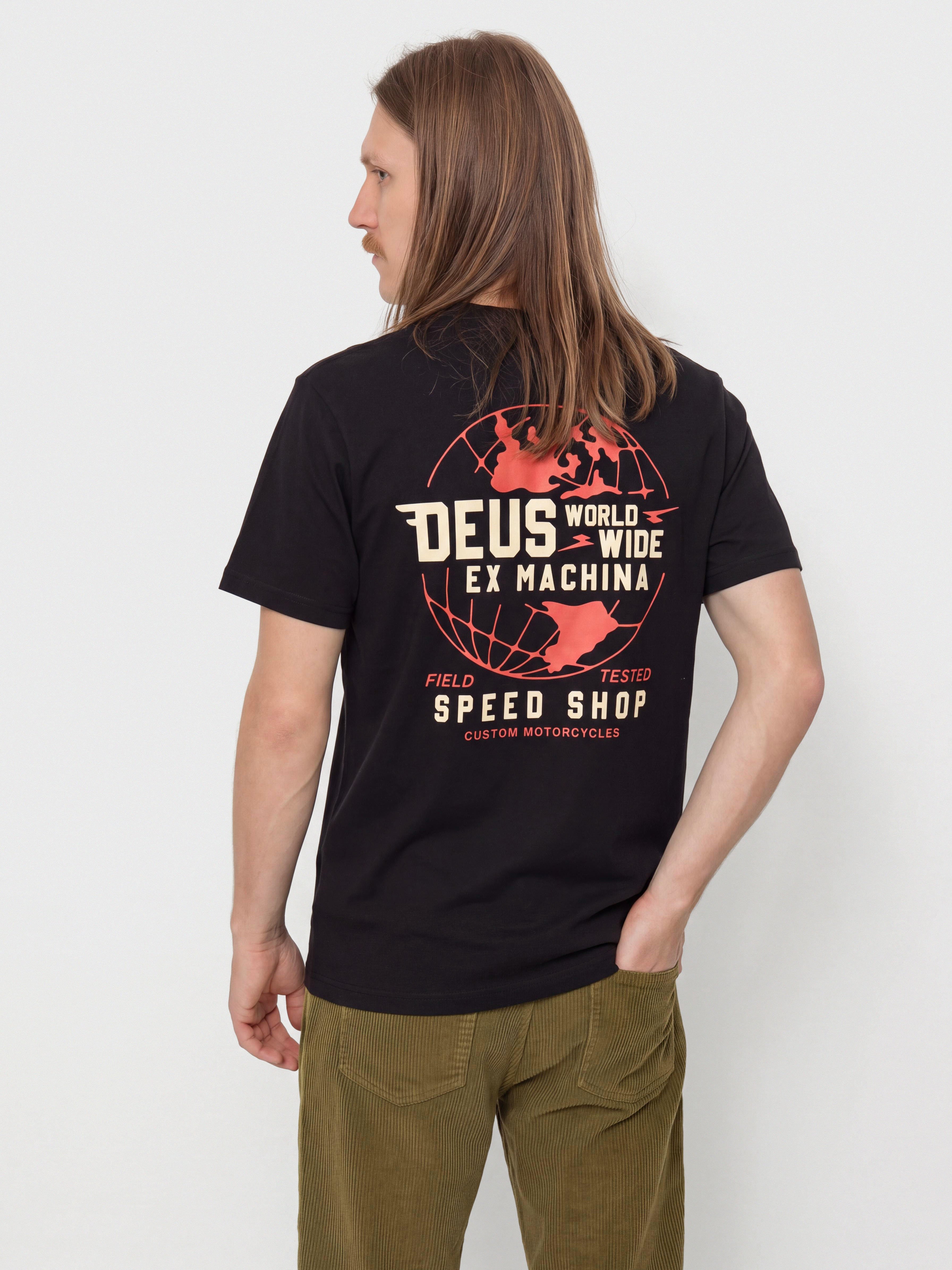 Tričko Deus Ex Machina Global Spark (black)