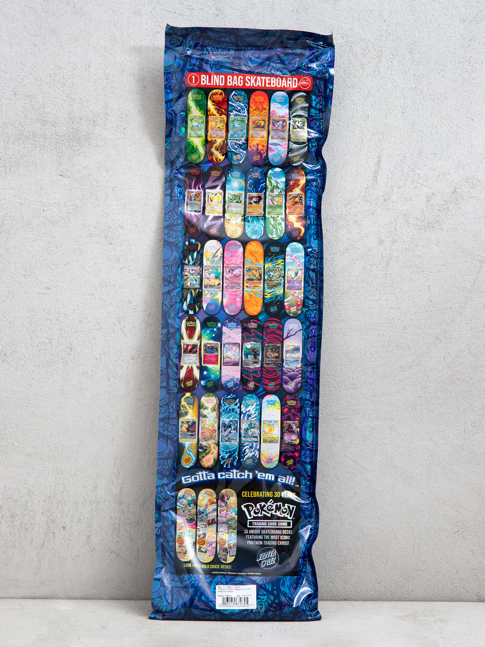 Deska Santa Cruz X Pokemon TCG Blind Bag 