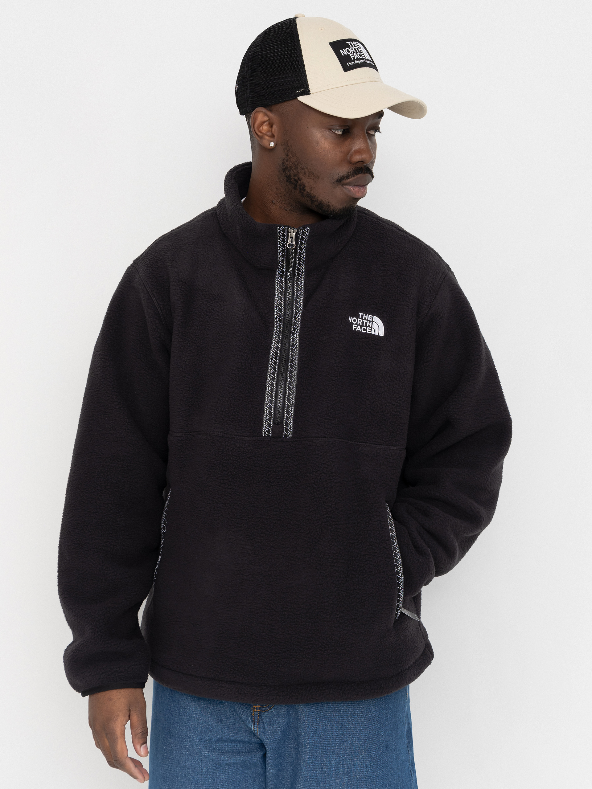 Fleecová mikina The North Face Fleeski 1/4 Zip